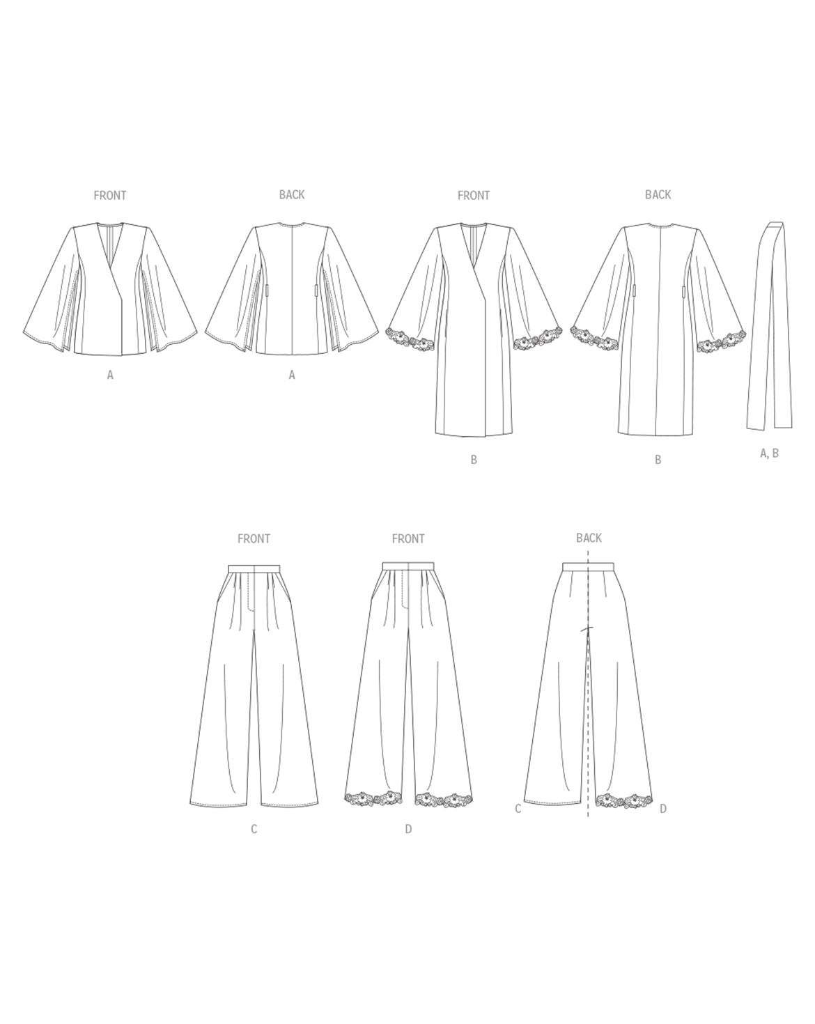 Symönster Vogue Patterns 2020 - Pyjamas - Dam | Bild 4