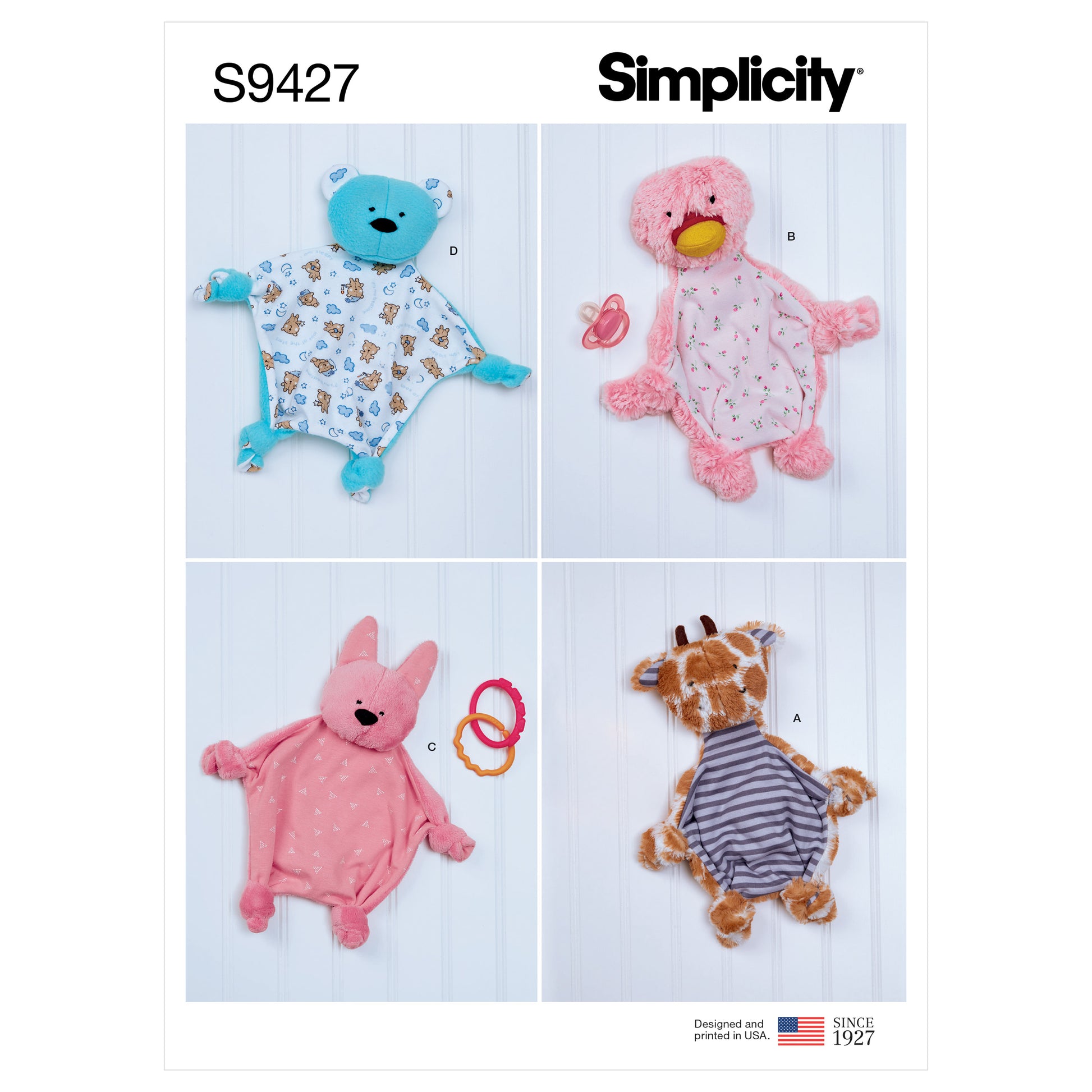 Symönster Simplicity 9427 - Baby - Filt Mjukisdjur | Bild 6