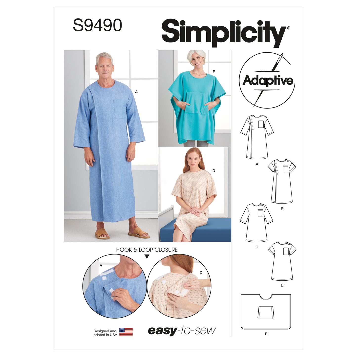 Symönster Simplicity 9490 - Pyjamas - Dam Herr | Bild 10