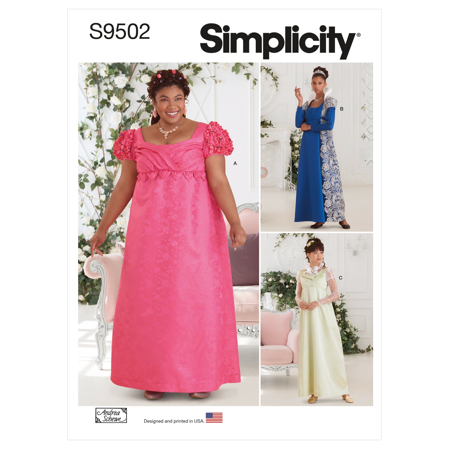 Symönster Simplicity 9502 - Utklädningskläder Historisk kostym - Dam - Maskerad | Bild 9