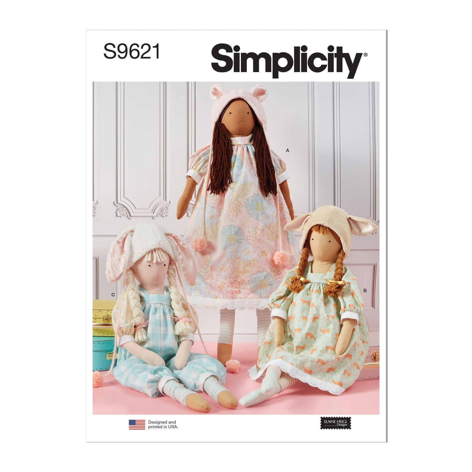 Symönster Simplicity 9621 - Klänning Kappa Jumpsuit - Dam - Hatt Dockkläder | Bild 5