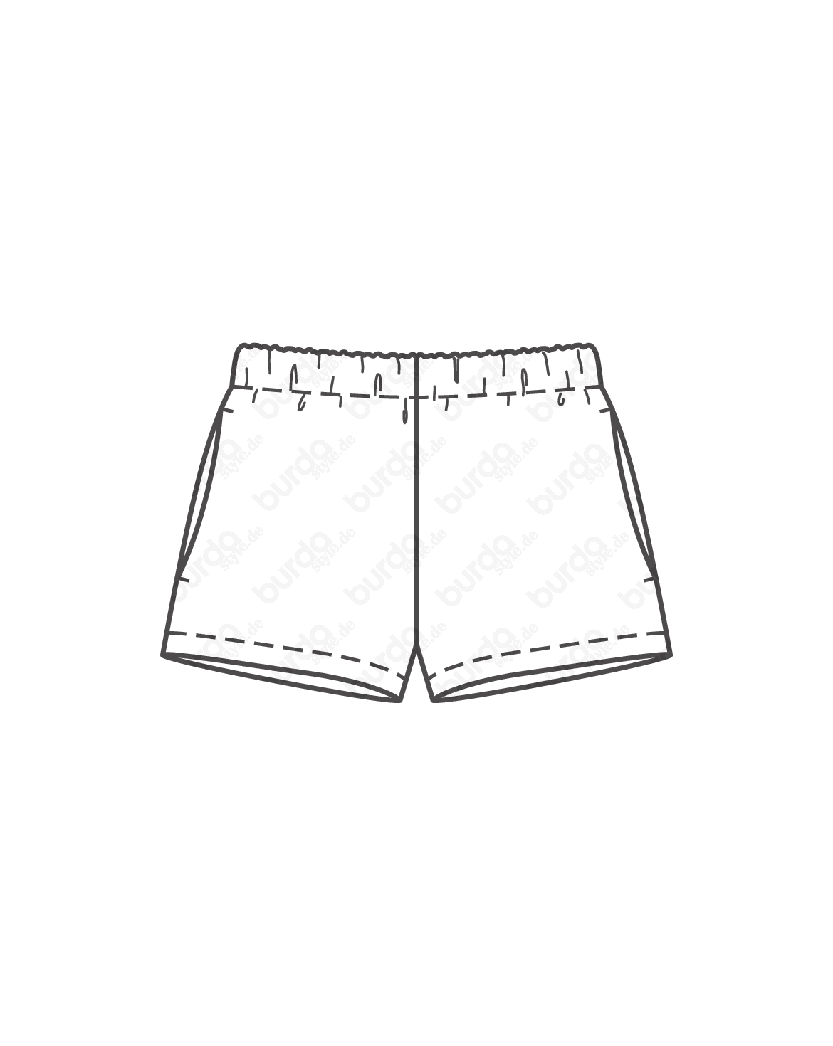 PDF-symönster - Burda BS - Shorts - Baby | Bild 4