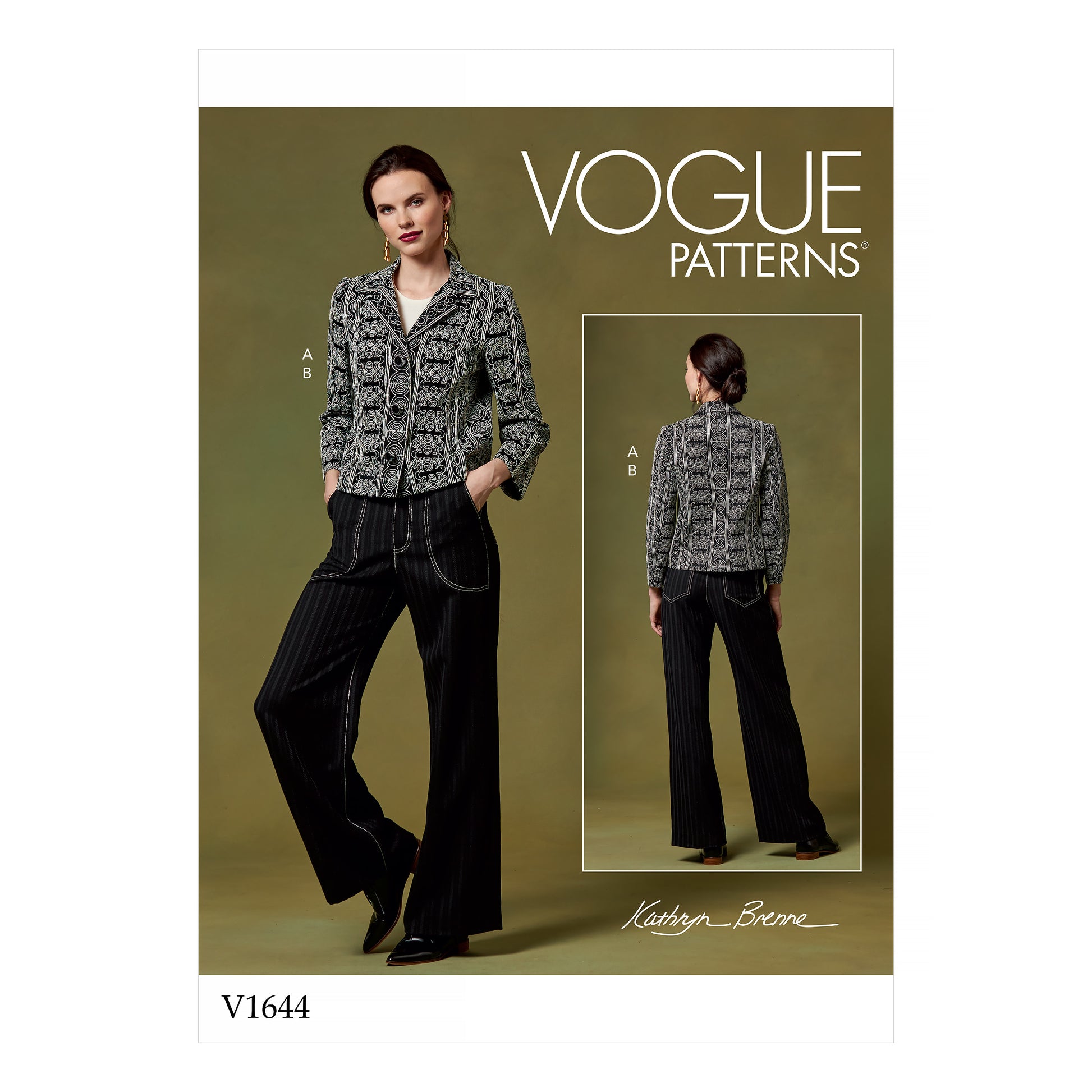 Symönster Vogue Patterns 1644 - Jacka Top Byxa - Dam | Bild 6