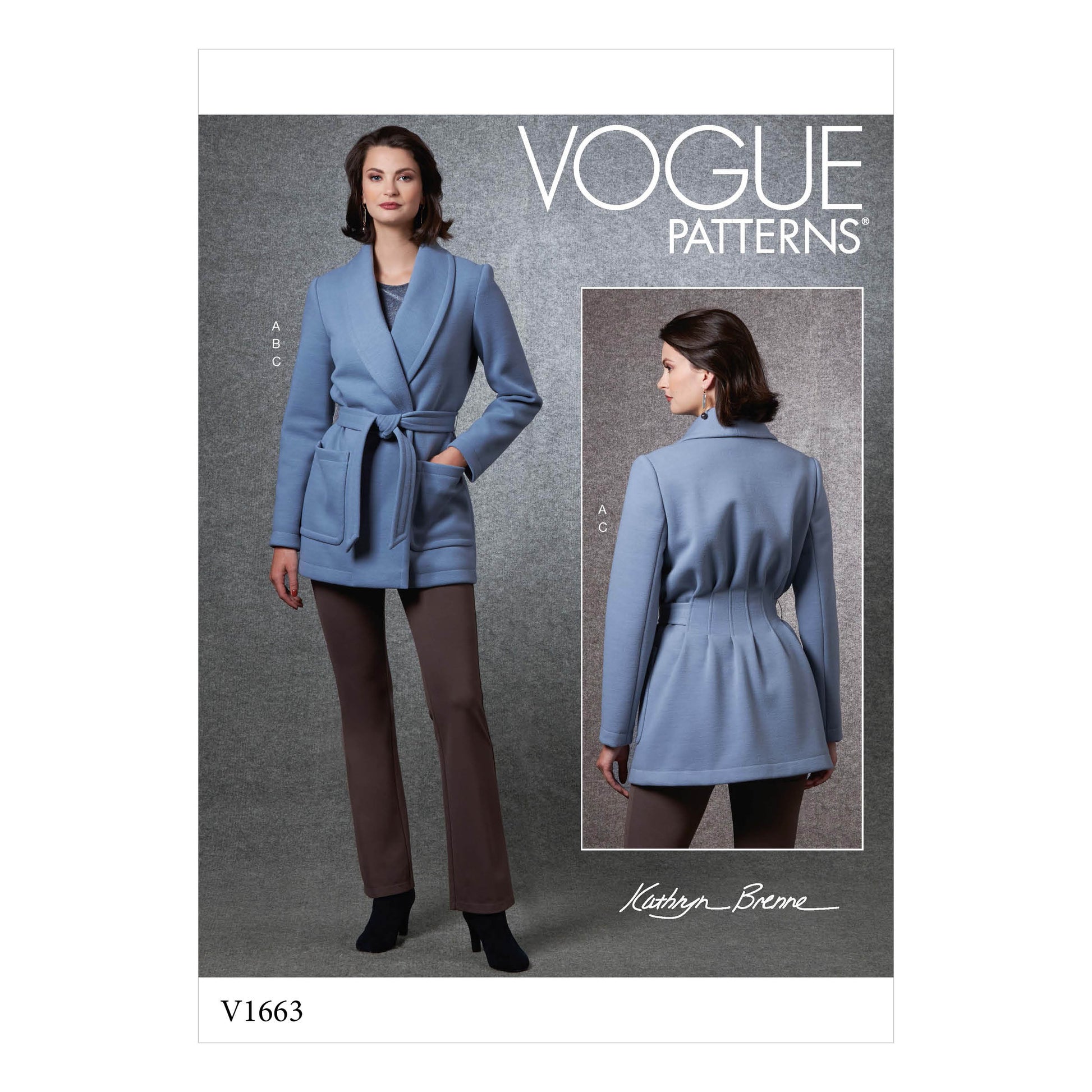 Symönster Vogue Patterns 1663 - Jacka Top Byxa Tröja Coordinates - Dam | Bild 5