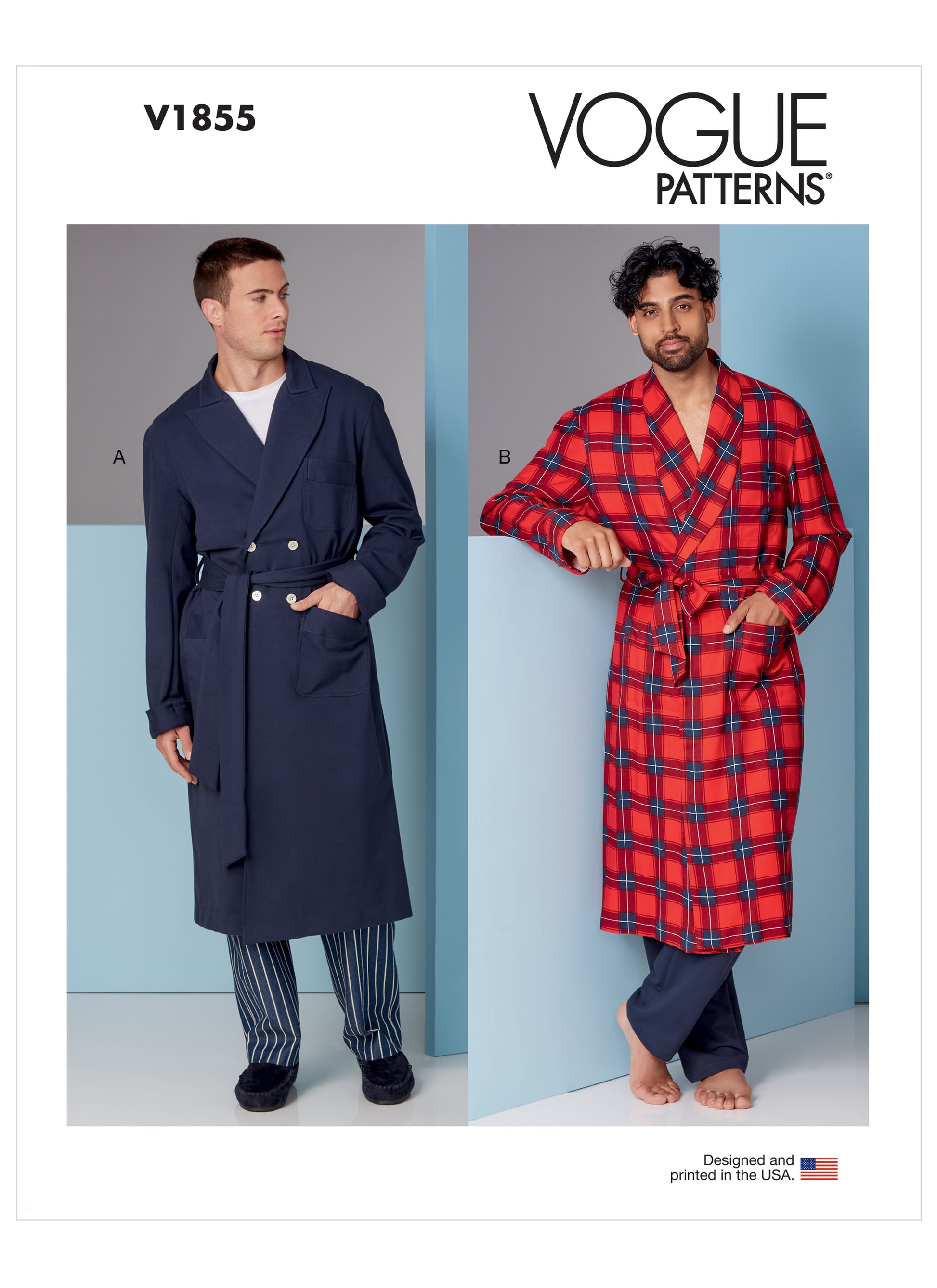 Symönster Vogue Patterns 1855 - Pyjamas - Herr | Bild 3