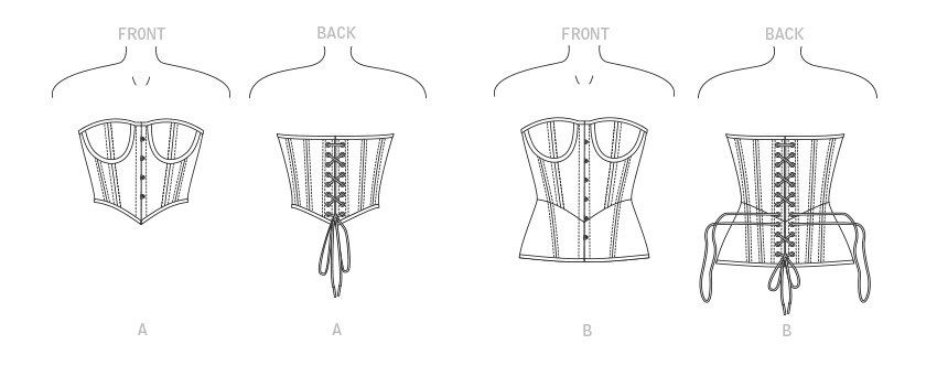 Symönster Vogue Patterns 1876 - Top Underkläder - Dam | Bild 7