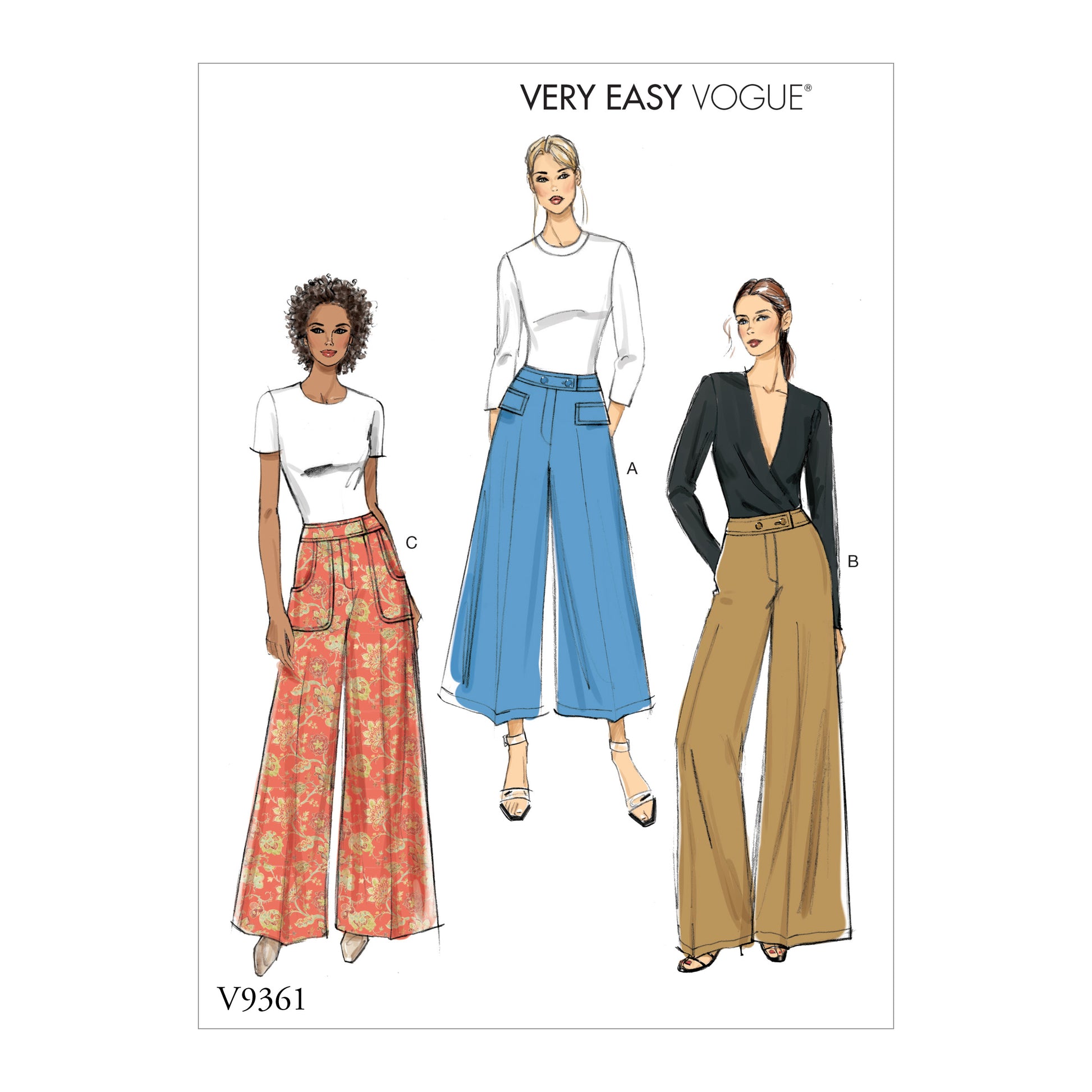 Symönster Vogue Patterns 9361 - Byxa - Dam | Bild 3