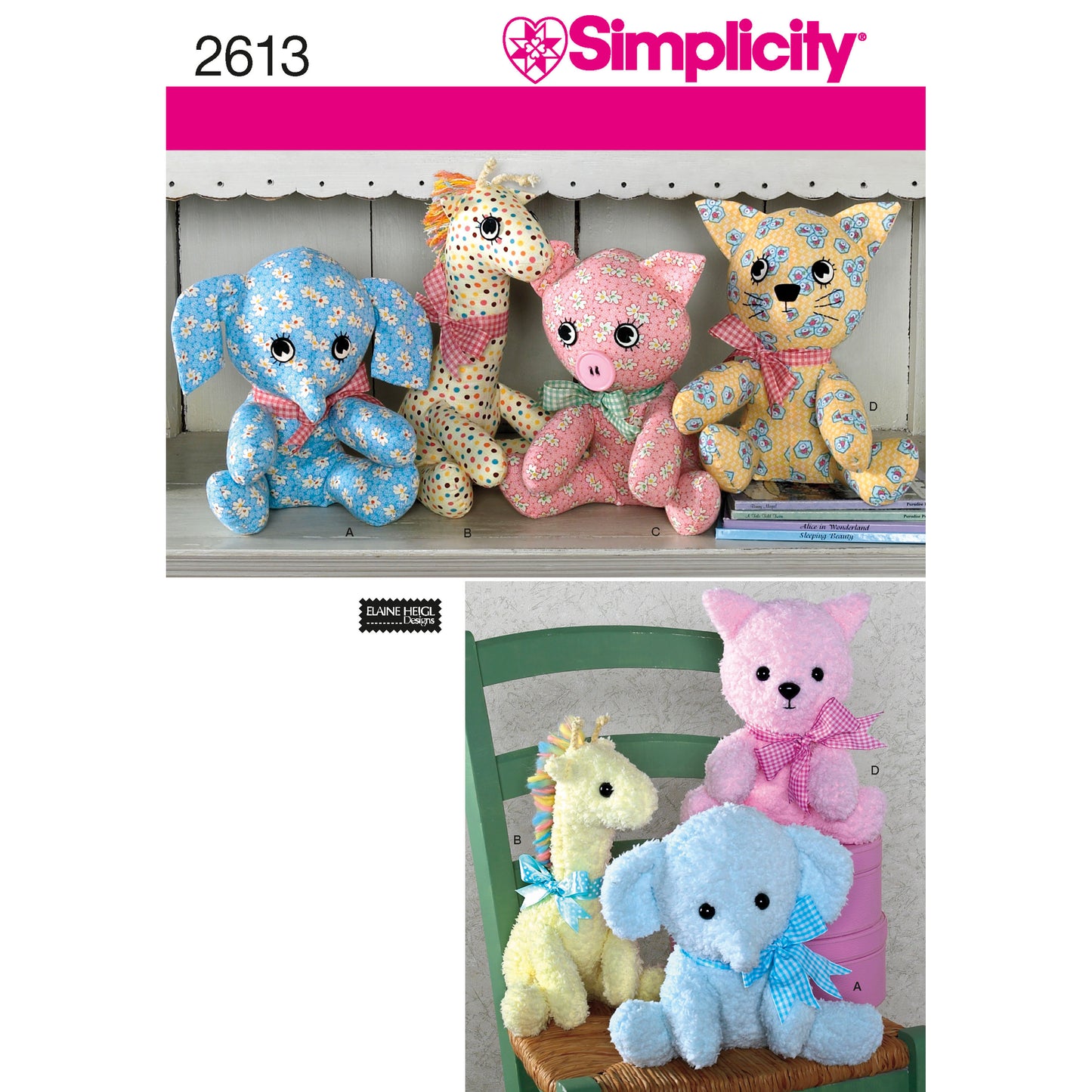 Simplicity 2613 - Crafts: Stuffed Animals