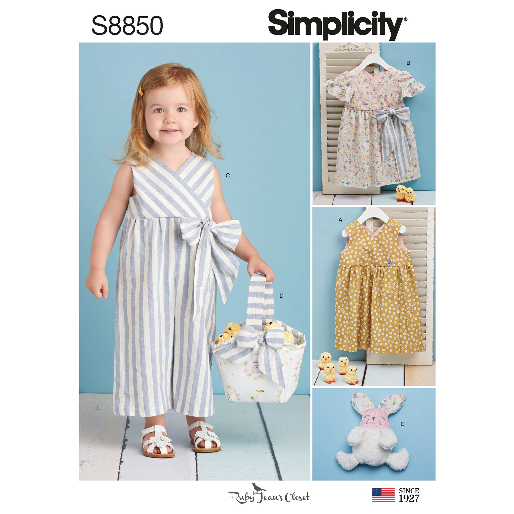 Symönster Simplicity 8850 - Klännning Jumpsuit - Baby | Bild 6