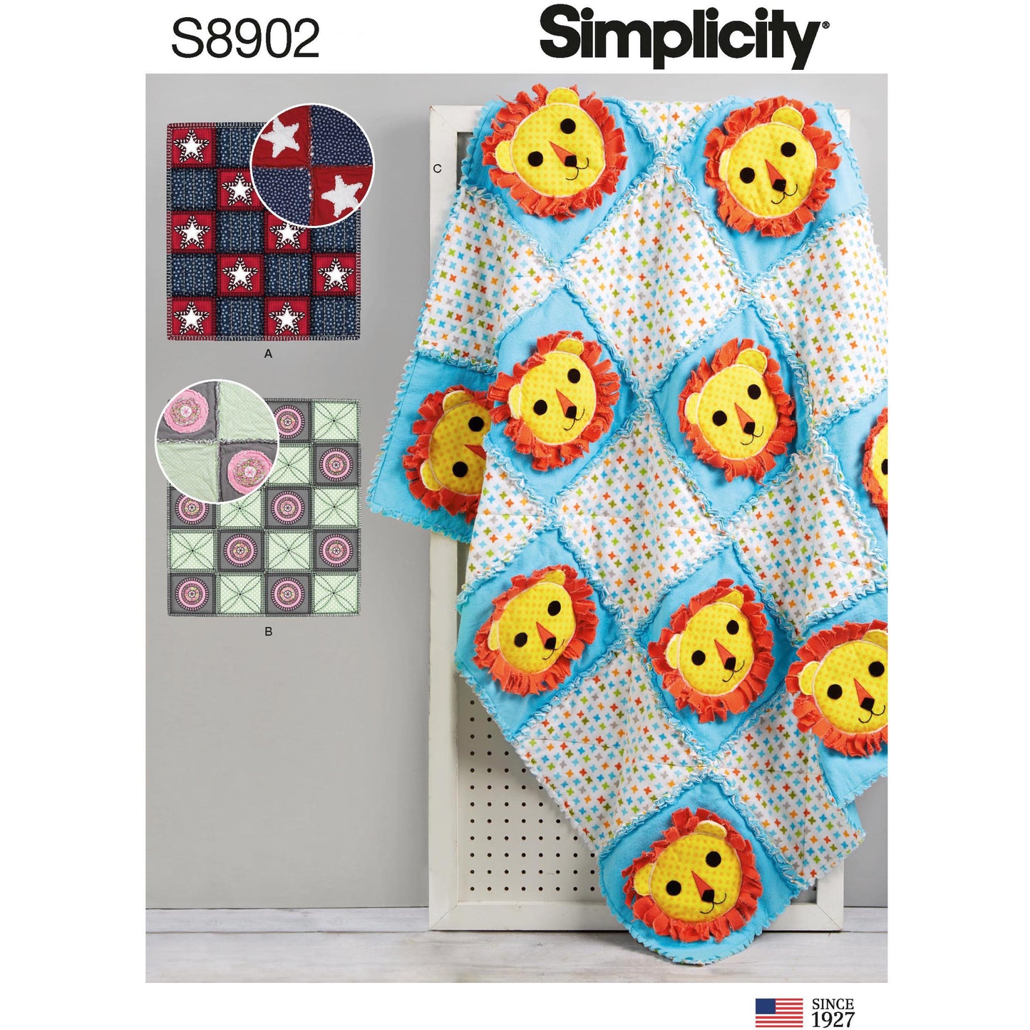 Symönster Simplicity 8902 - Simplicity Sewing Pattern S8902 Rag Quilts | Bild 5