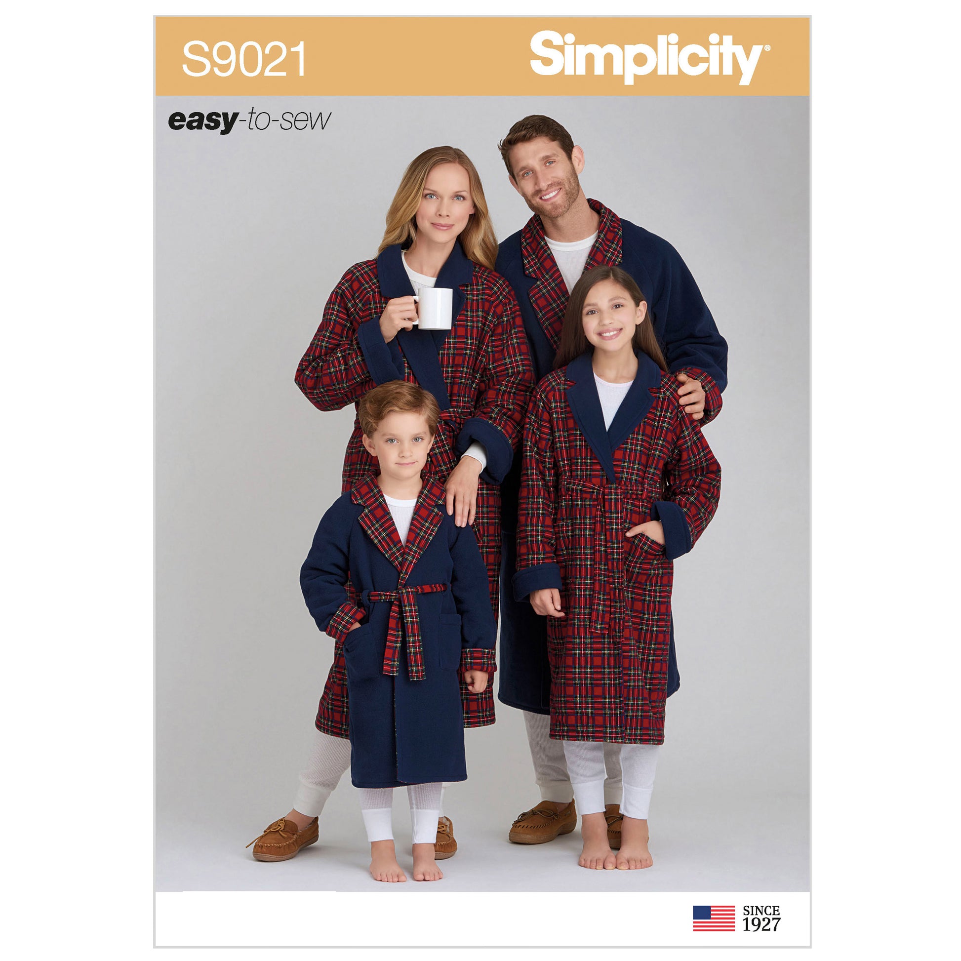 Symönster Simplicity 9021 - Pyjamas - Dam Herr Pojke | Bild 7