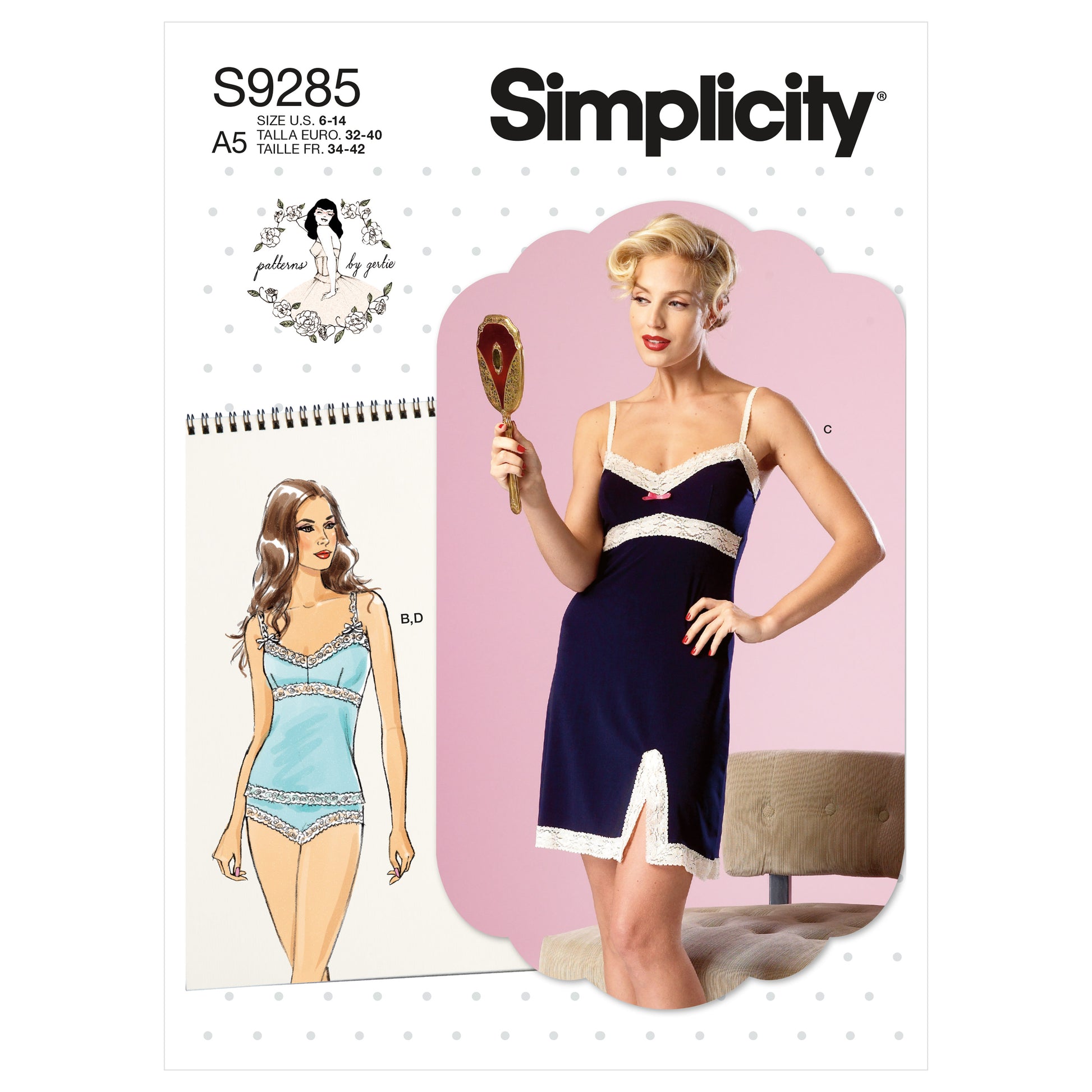 Symönster Simplicity 9285 - Underkläder - Dam | Bild 3