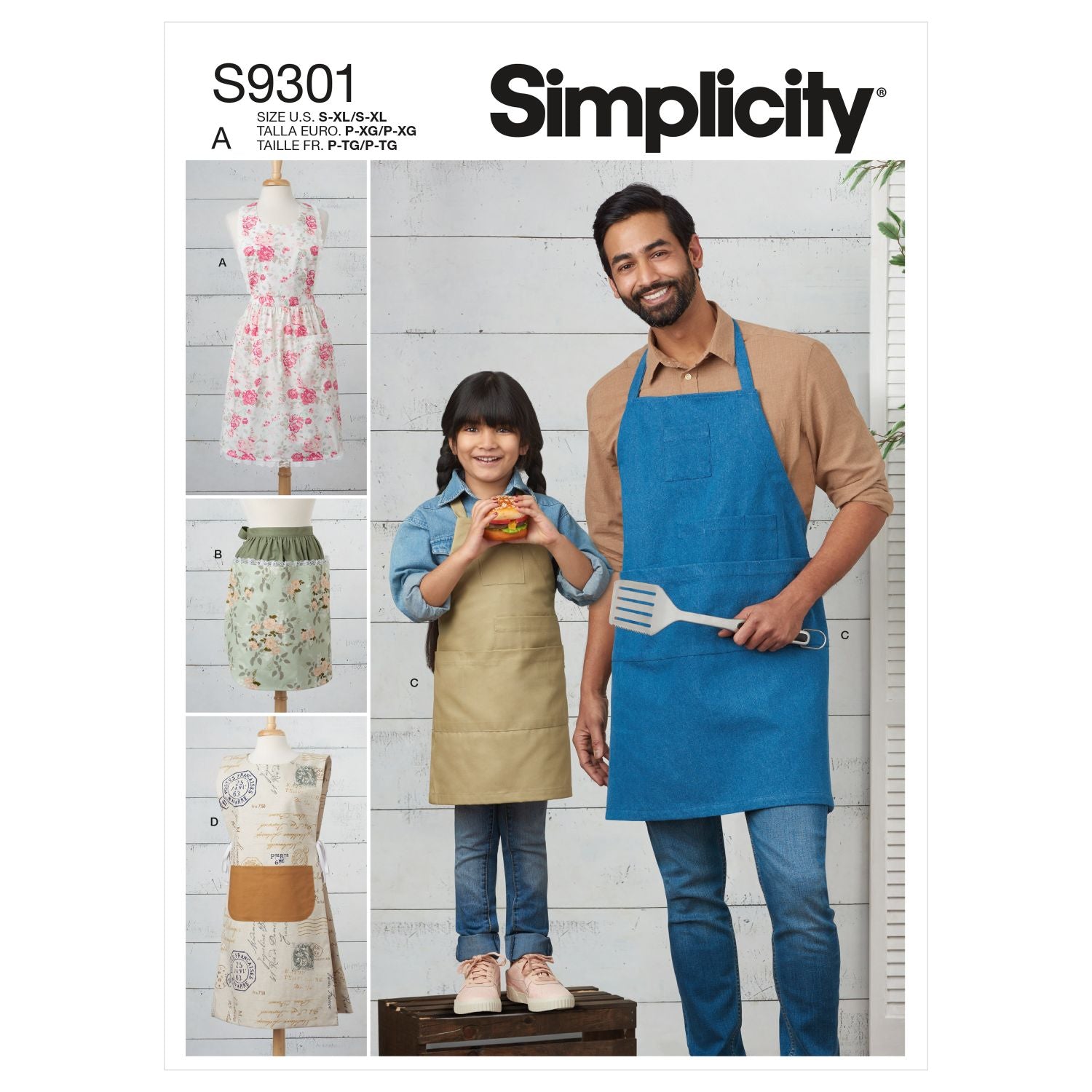 Symönster Simplicity 9301 - Förkläde | Bild 5