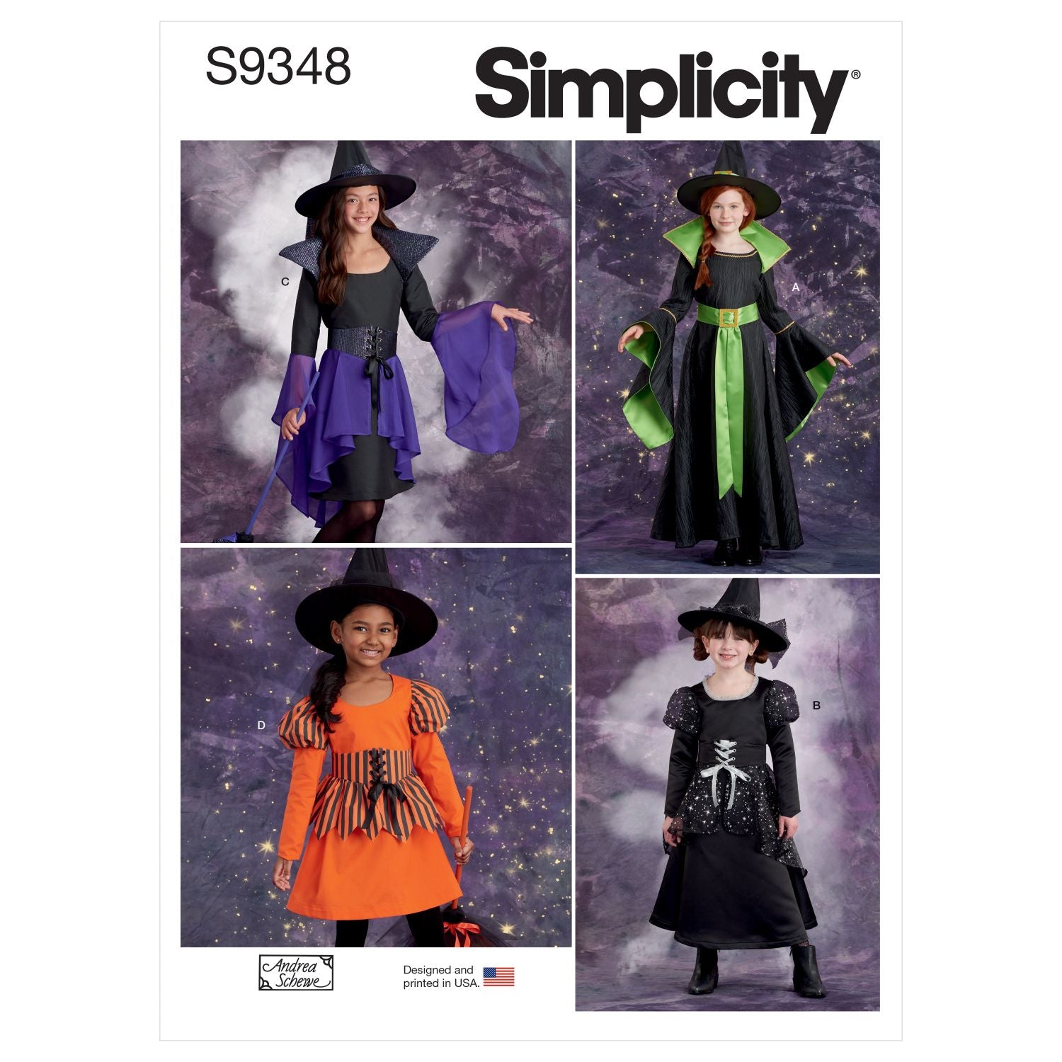 Symönster Simplicity 9348 - Utklädningskläder - Flicka - Maskerad | Bild 8