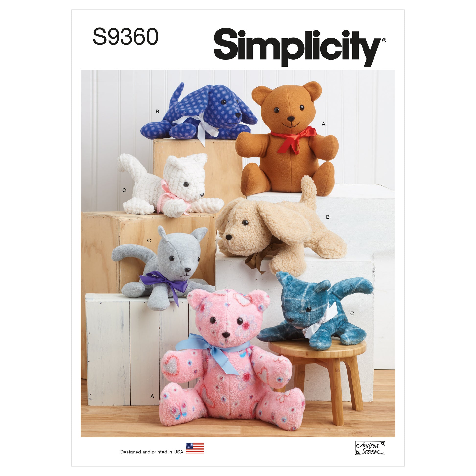 Symönster Simplicity 9360 - Mjukisdjur | Bild 3