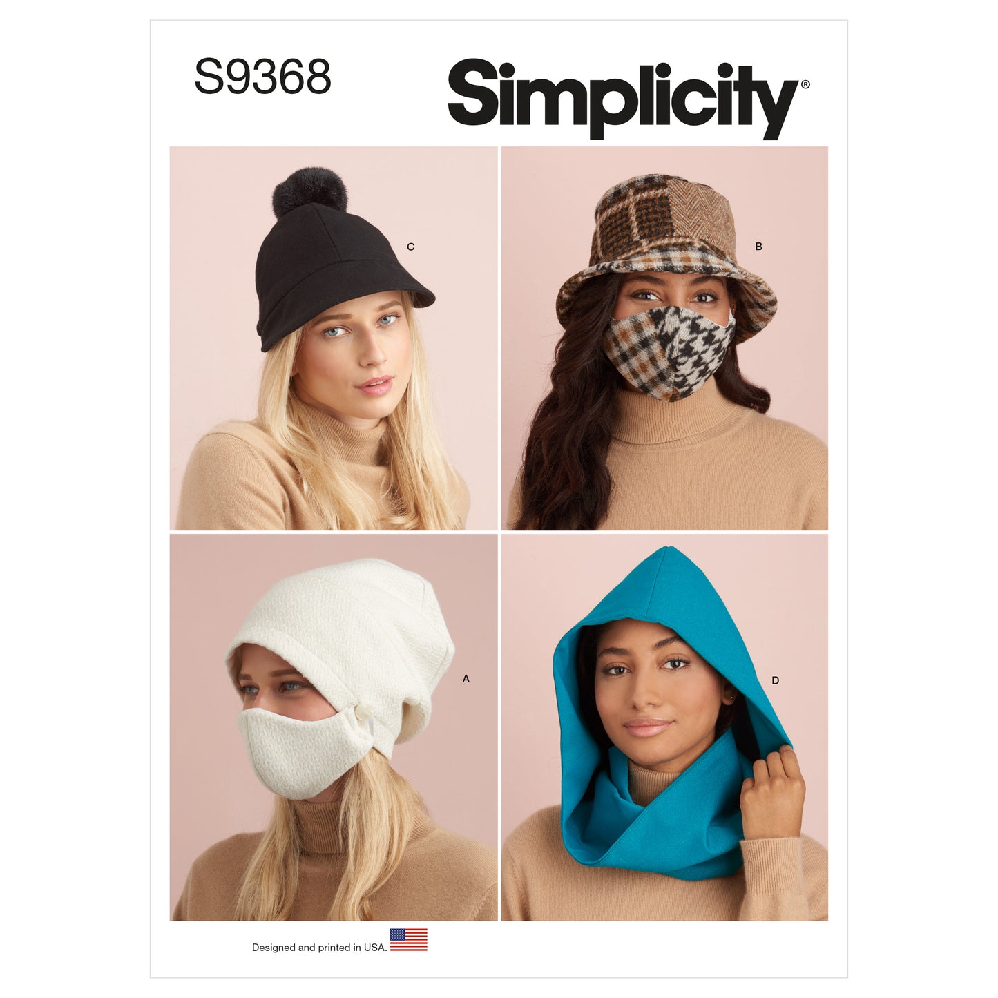 Symönster Simplicity 9368 - Hatt Accessoarer | Bild 6