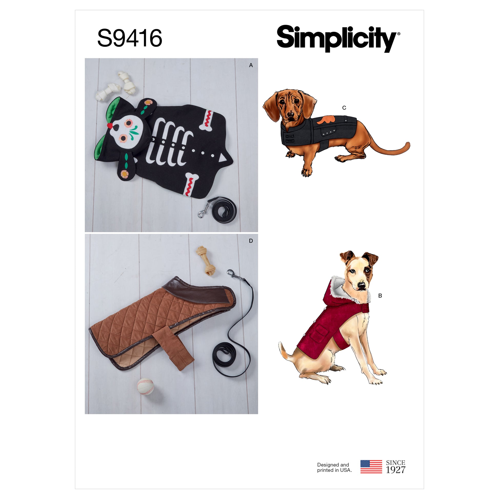 Symönster Simplicity 9416 - Kappa - Hundkläder | Bild 7
