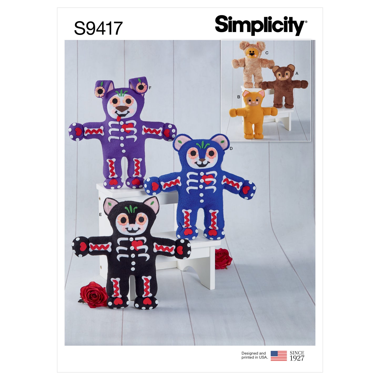 Symönster Simplicity 9417 - Mjukisdjur | Bild 4