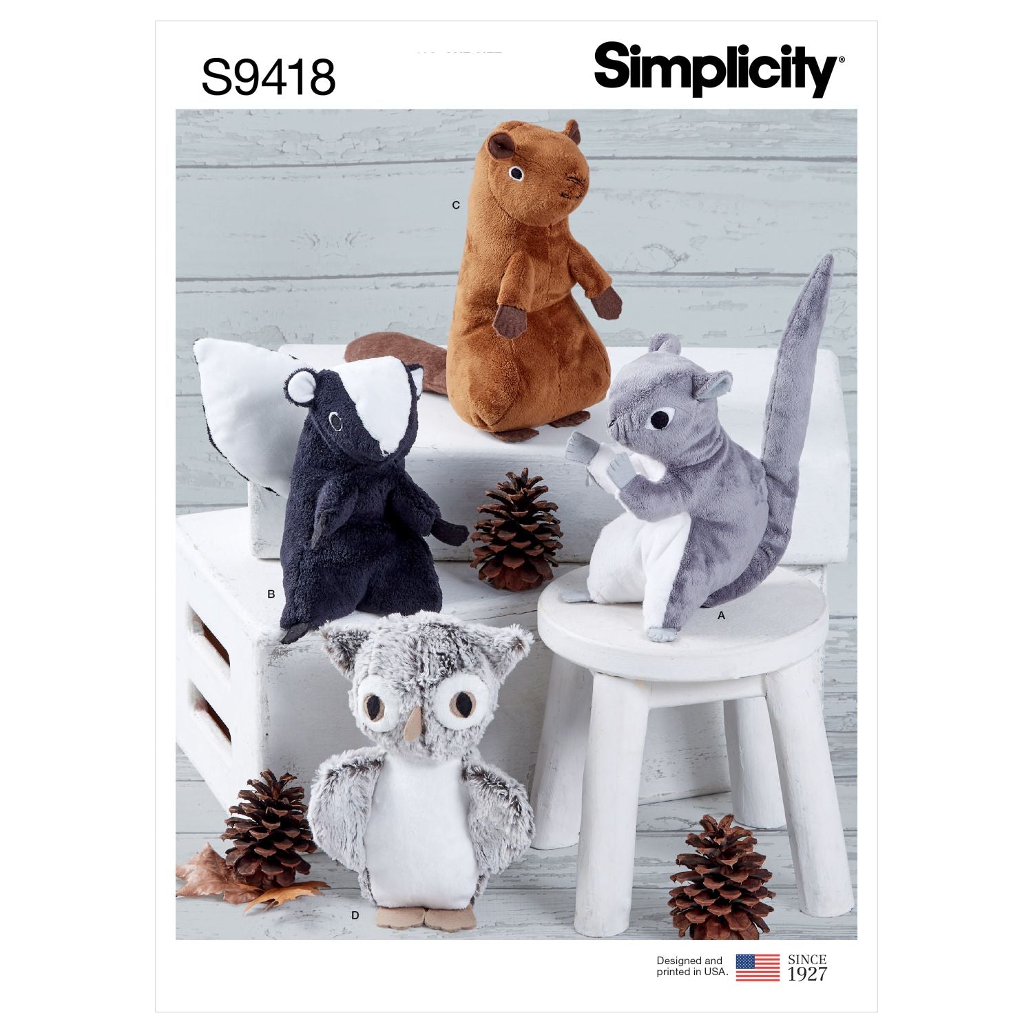Symönster Simplicity 9418 - Mjukisdjur | Bild 3
