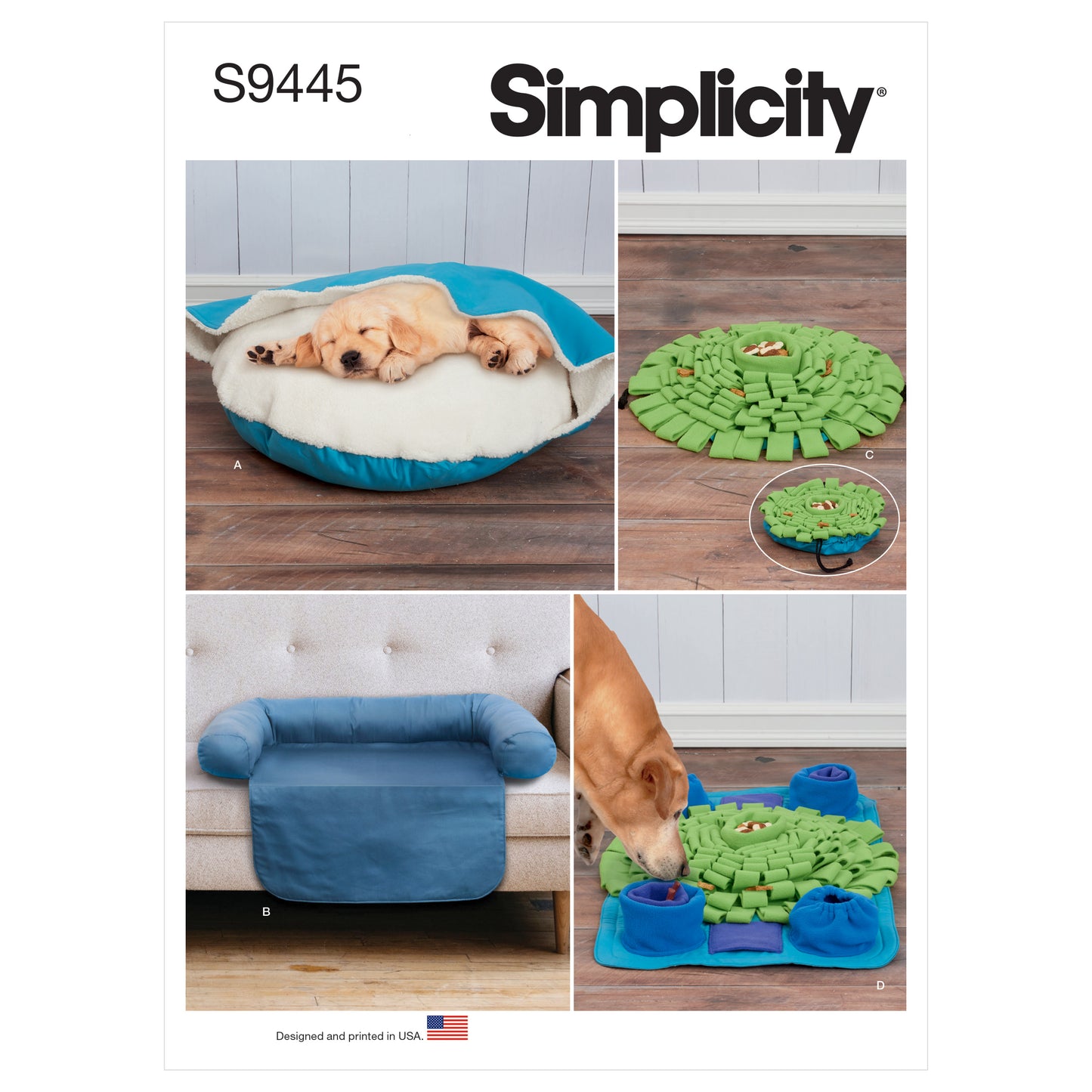 Symönster Simplicity 9445 - Pet Bed in Two Sizes, Chair Cover and Play Mats | Bild 6