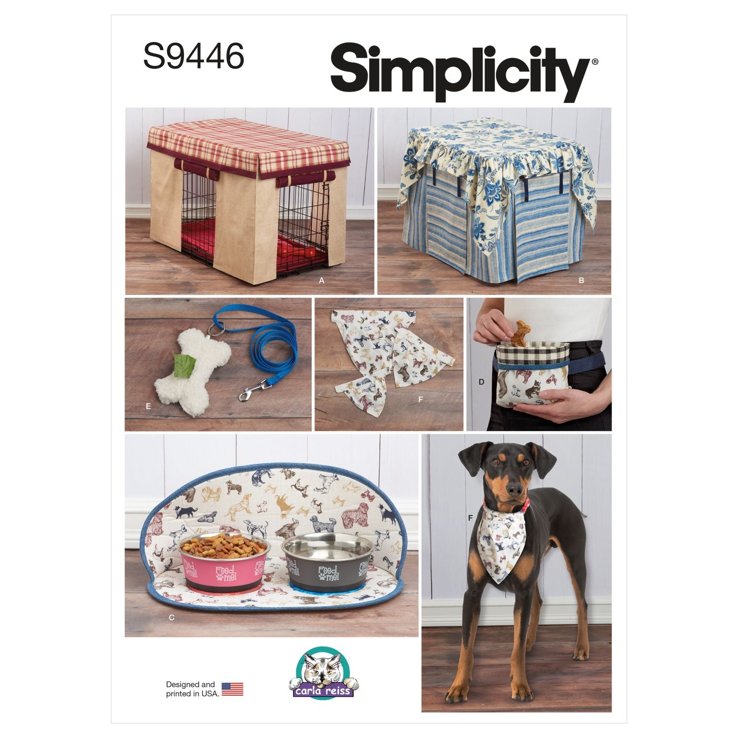 Symönster Simplicity 9446 - Inredning Hundkläder | Bild 8