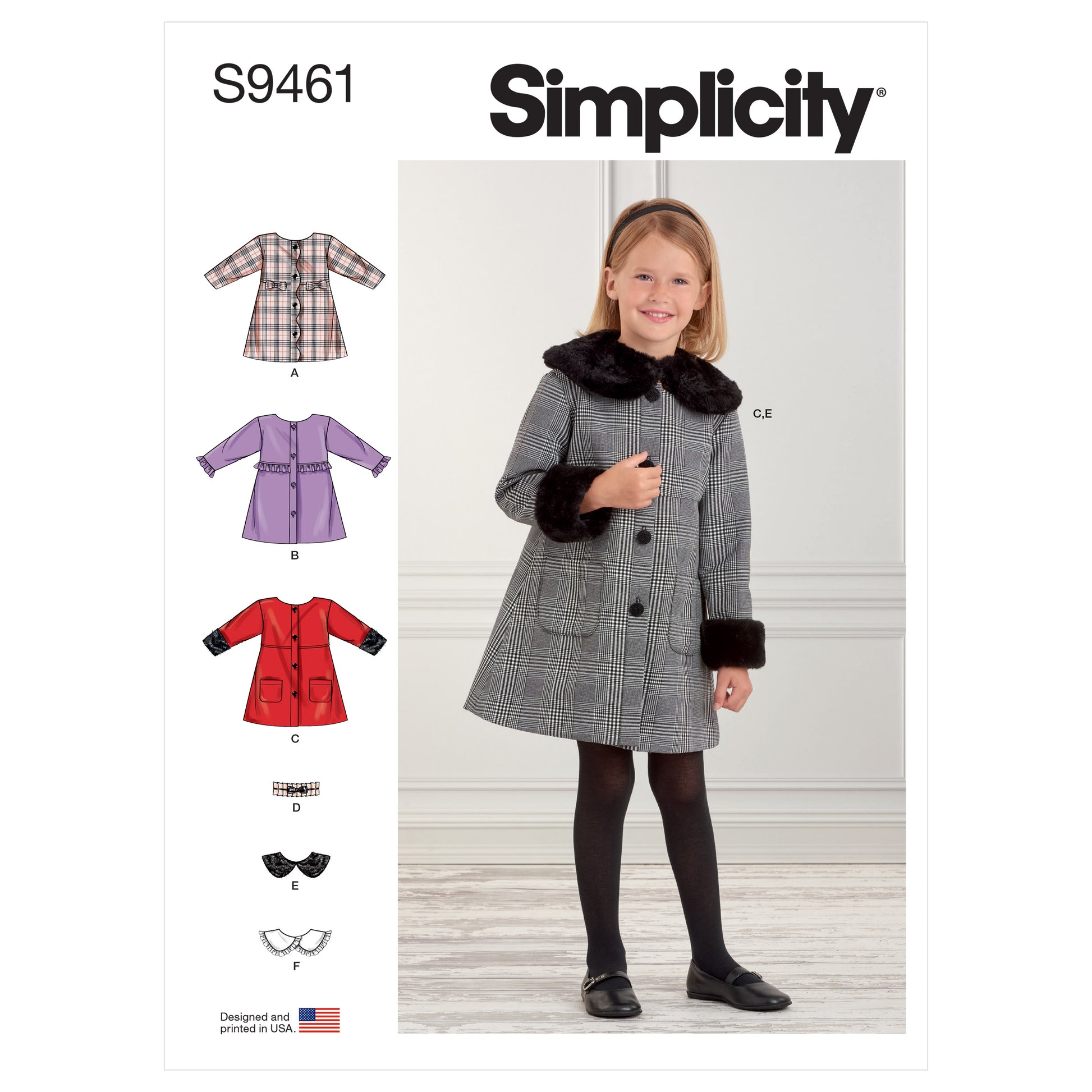 Symönster Simplicity 9461 - Kappa - Flicka | Bild 10