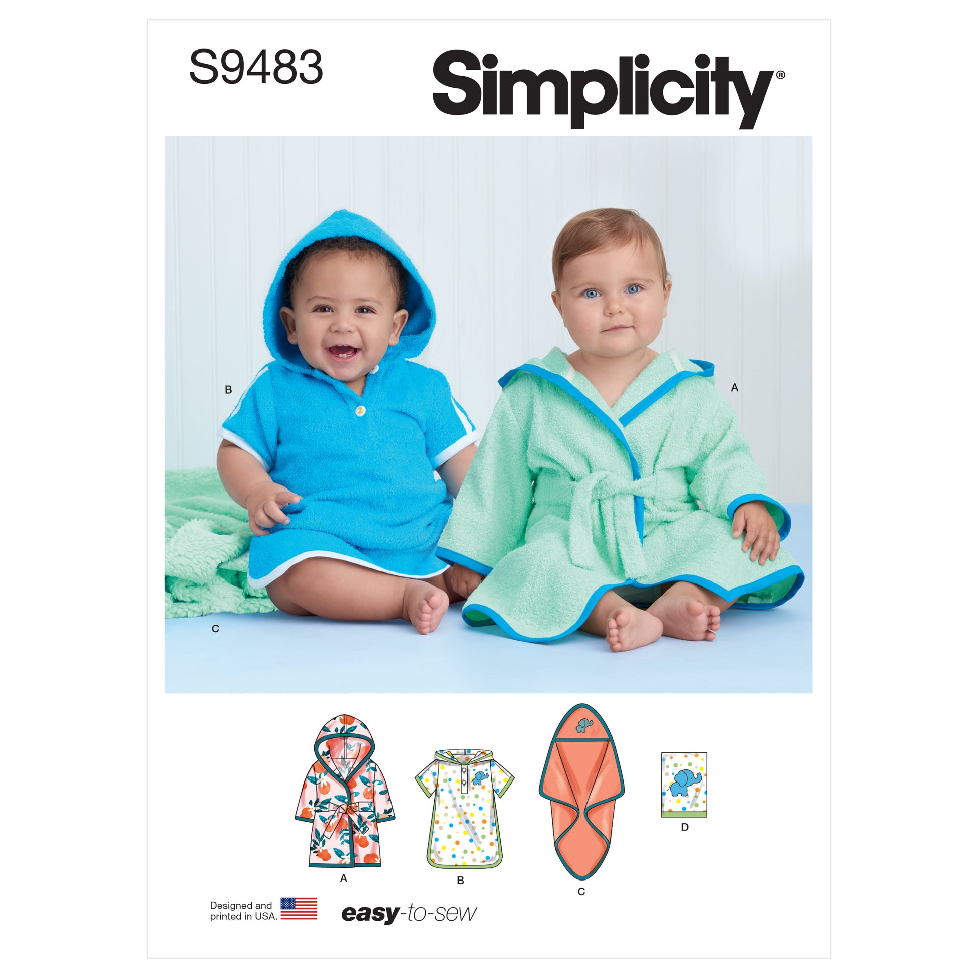 Symönster Simplicity 9483 - Badkläder Pyjamas - Baby | Bild 10