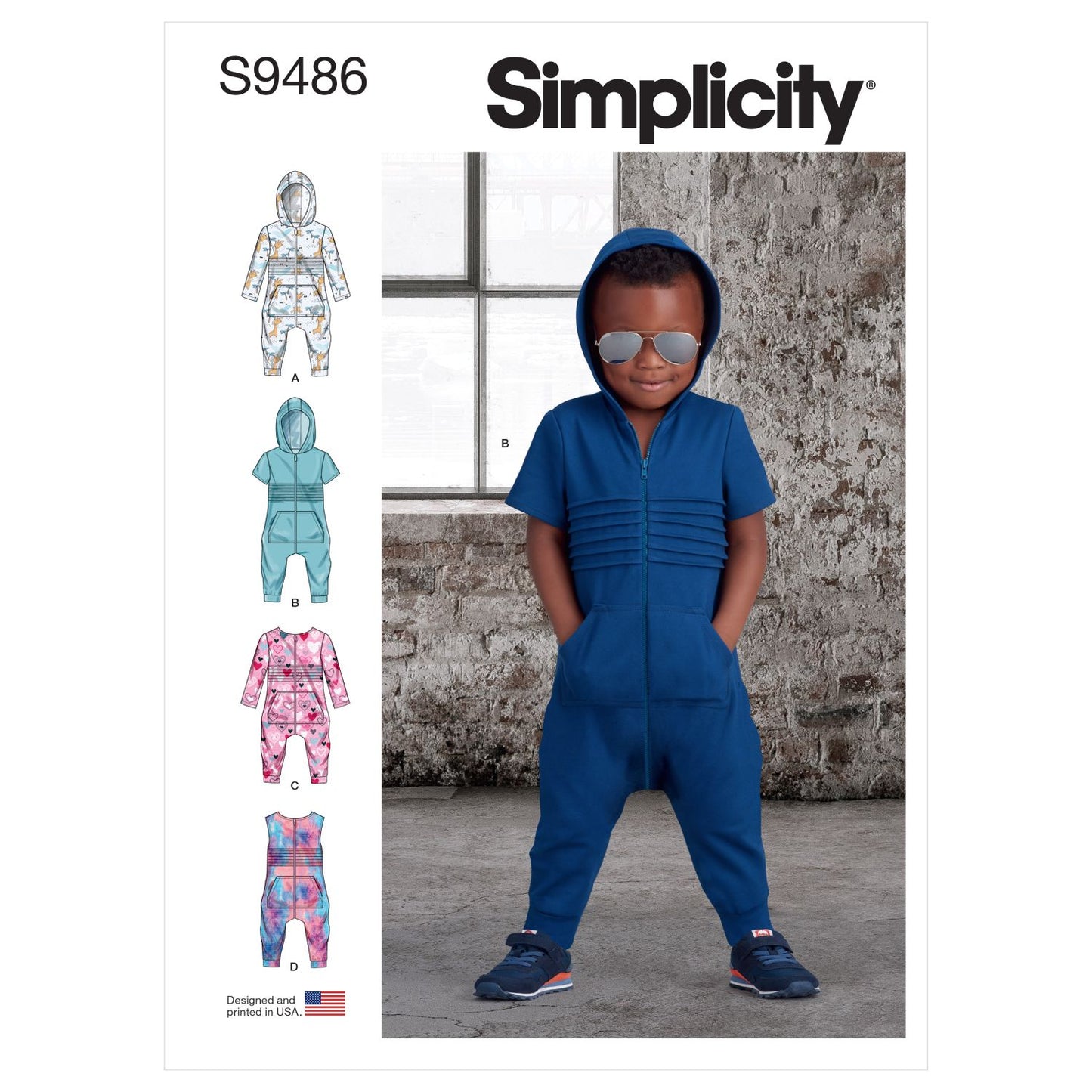 Symönster Simplicity 9486 - Jumpsuit - Baby Flicka Pojke | Bild 10