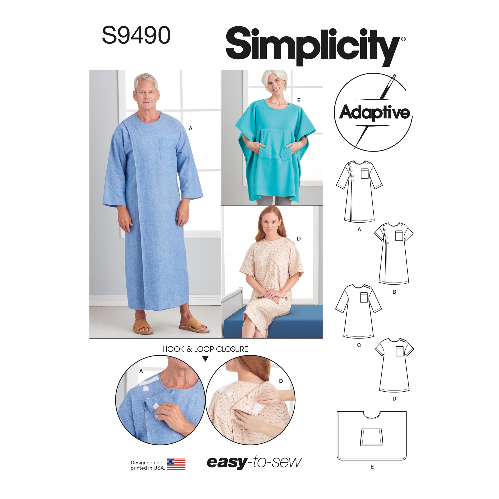 Symönster Simplicity 9490 - Pyjamas - Dam Herr | Bild 10
