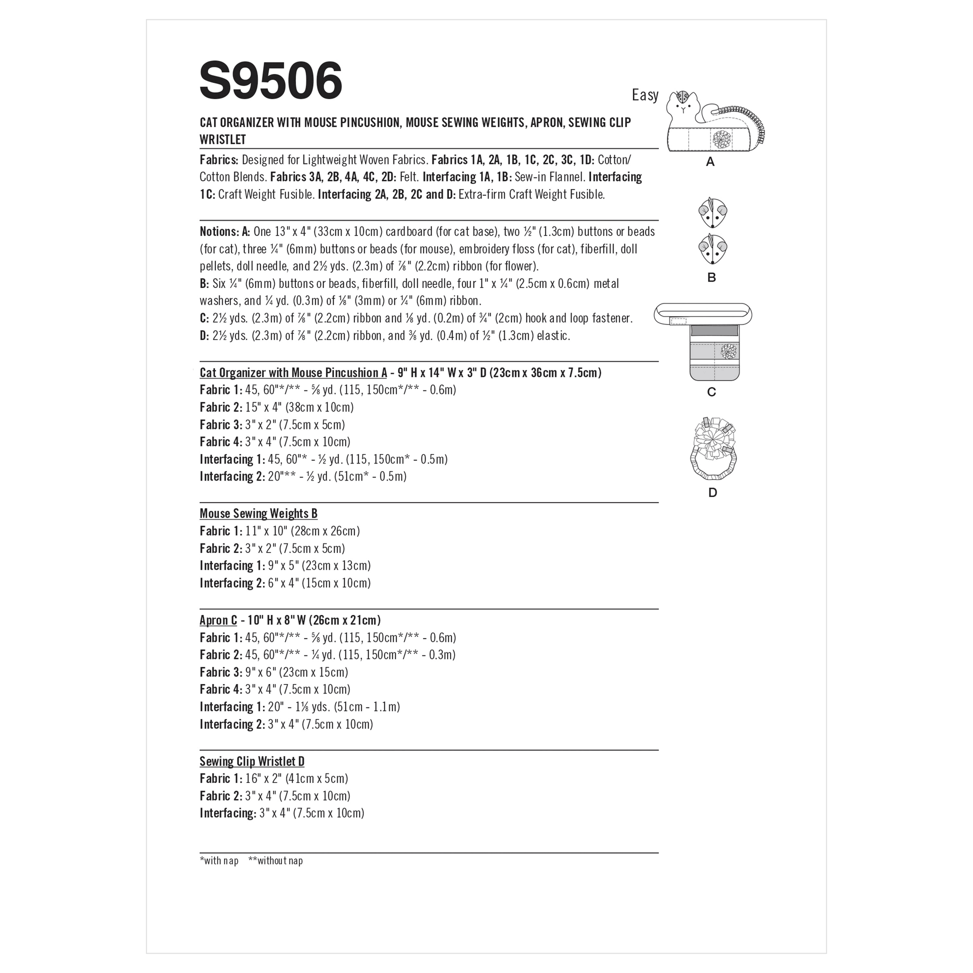 Symönster Simplicity 9506 - Kudde Accessoarer Inredning | Bild 7