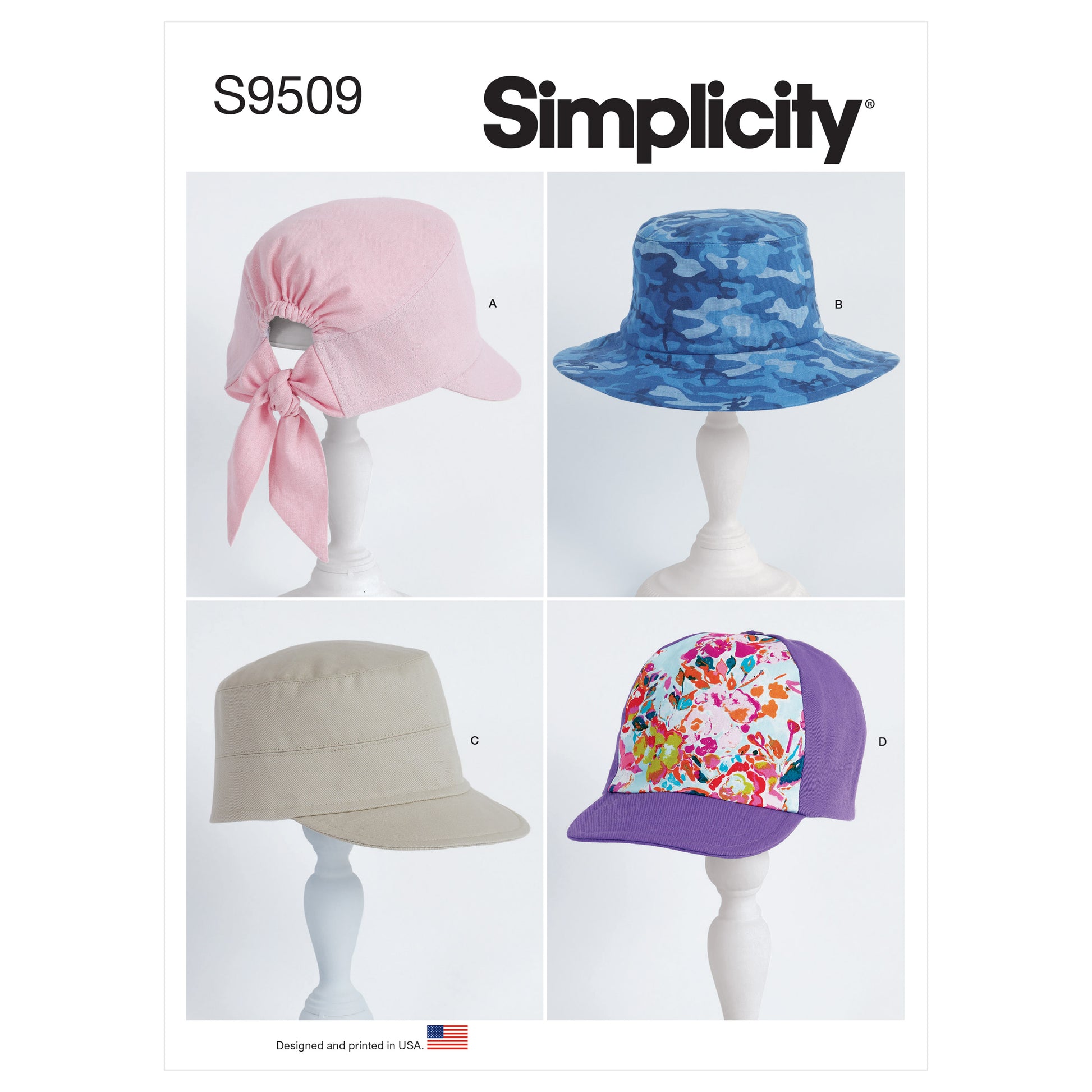 Symönster Simplicity 9509 - Dam Herr - Hatt | Bild 6