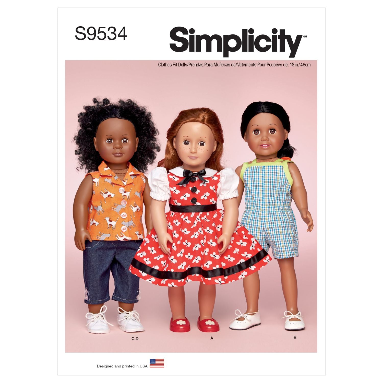 Symönster Simplicity 9534 - Dockkläder | Bild 5