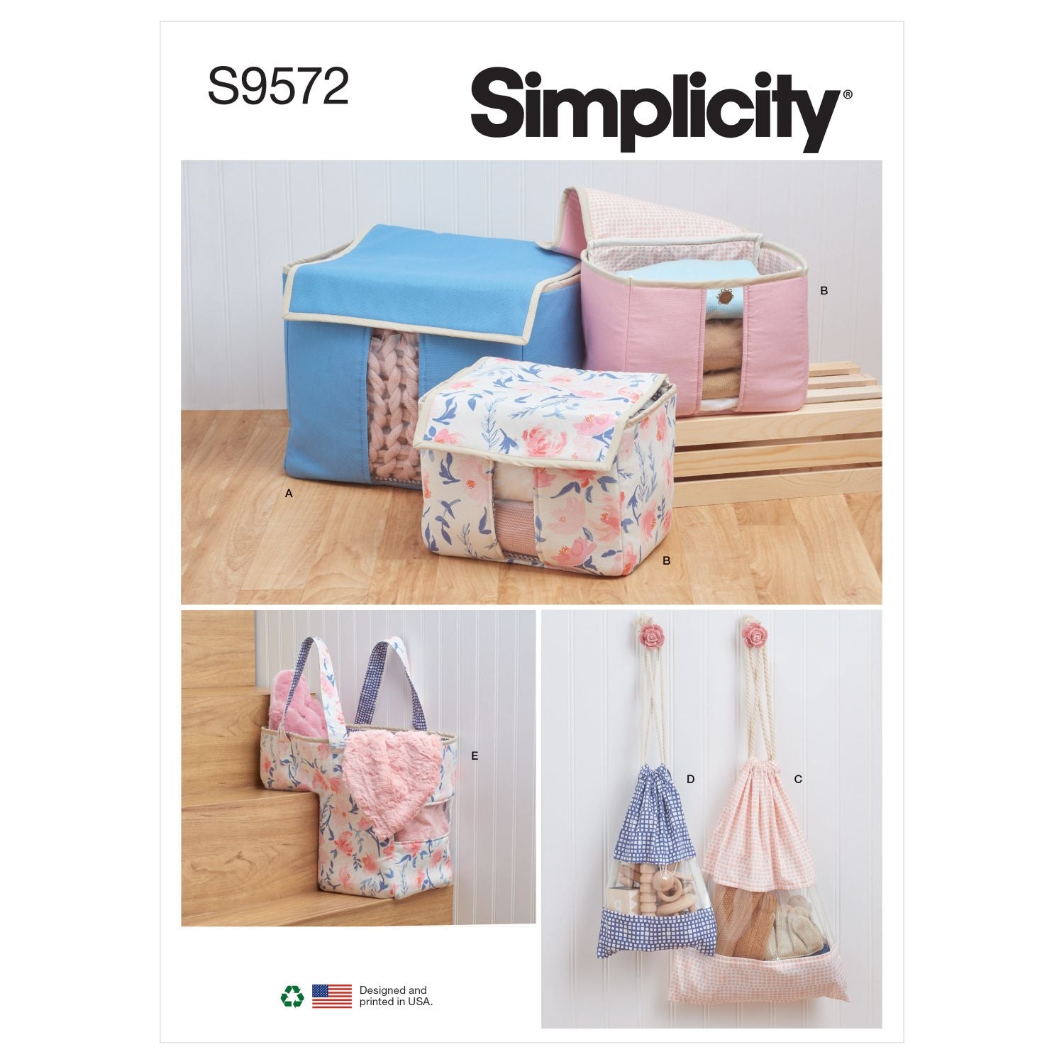 Symönster Simplicity 9572 - Inredning Väska | Bild 4