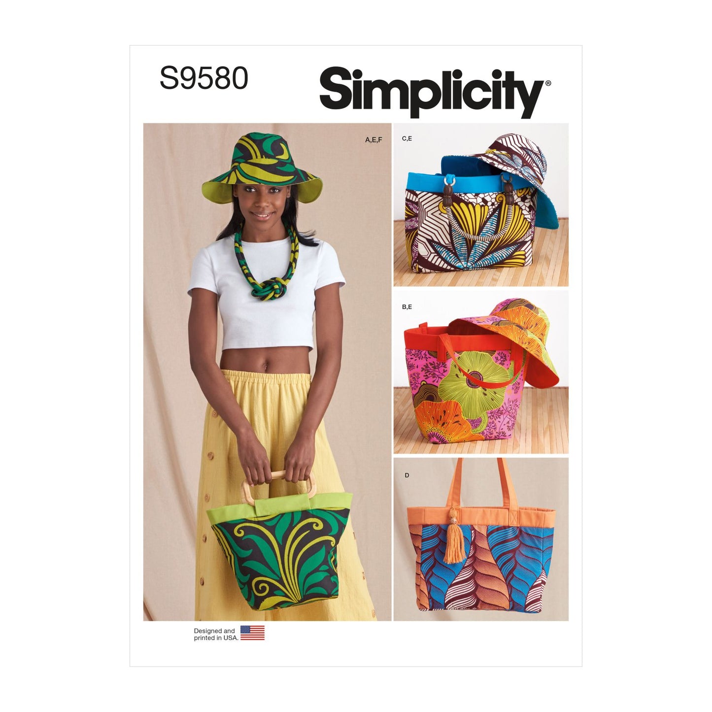 Symönster Simplicity 9580 - Hatt Väska | Bild 5