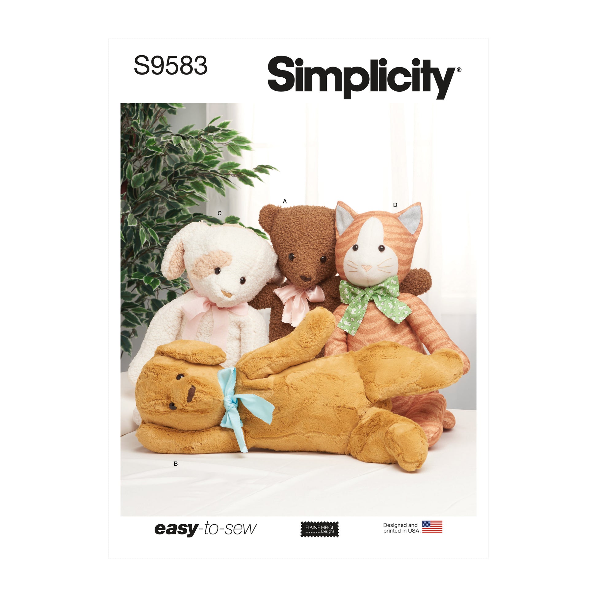 Symönster Simplicity 9583 - Mjukisdjur | Bild 6