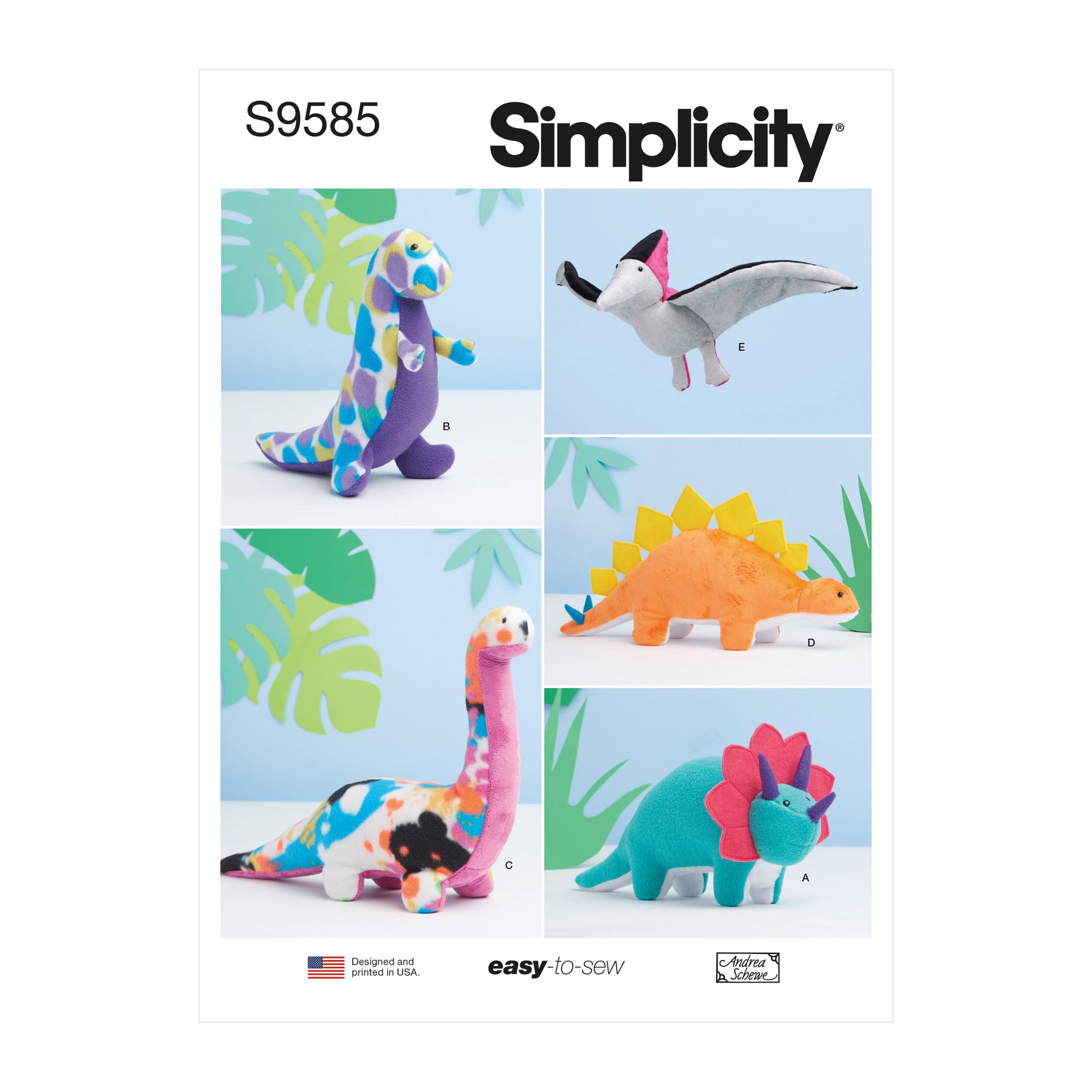 Symönster Simplicity 9585 - Mjukisdjur | Bild 6