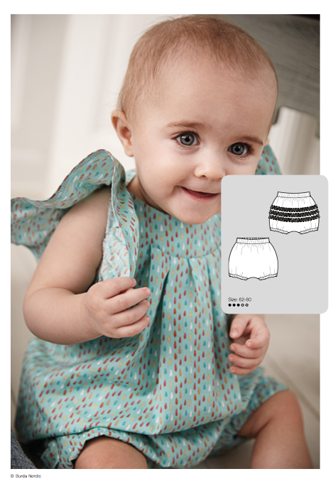 Symönster PDF-symönster - Allt om handarbete 0619 - 124 - Byxa Underkläder - Baby | Bild 1