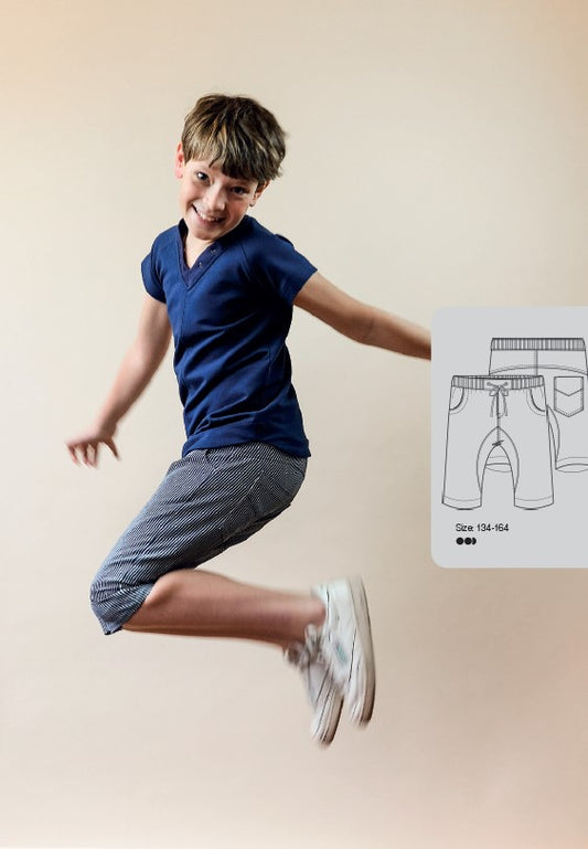 Symönster PDF-symönster - Allt om handarbete 0620 - 29 - Shorts - Pojke | Bild 1