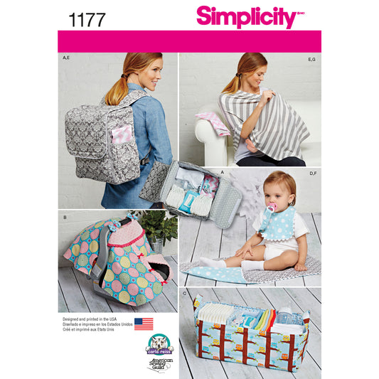 Symönster Simplicity 1177 - Baby - Sjal Accessoarer | Bild 8