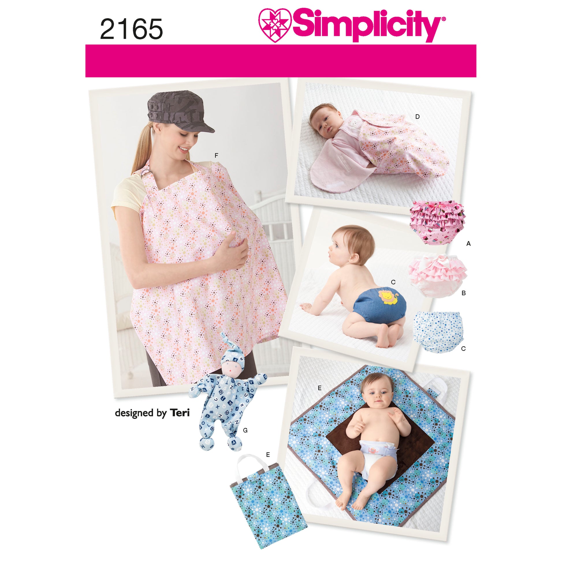 Symönster Simplicity 2165 - Baby - Accessoarer Inredning | Bild 1