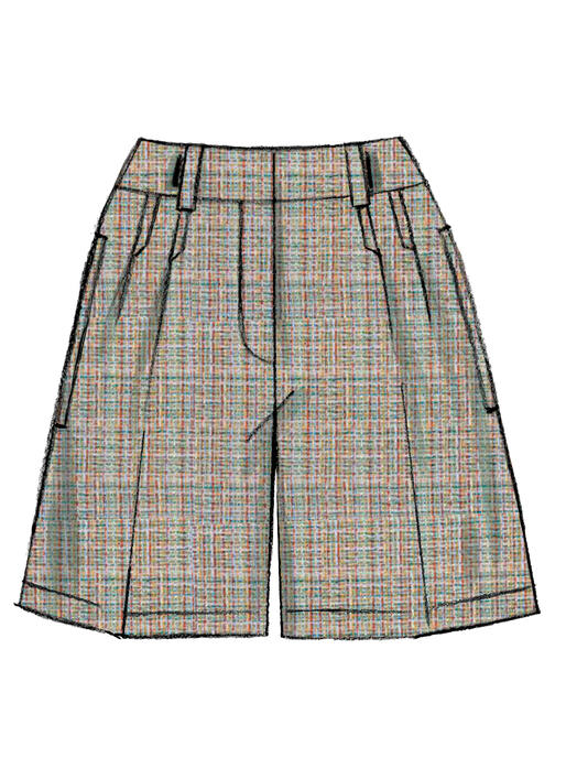 Symönster Vogue Patterns 9008 - Shorts - Dam | Bild 2