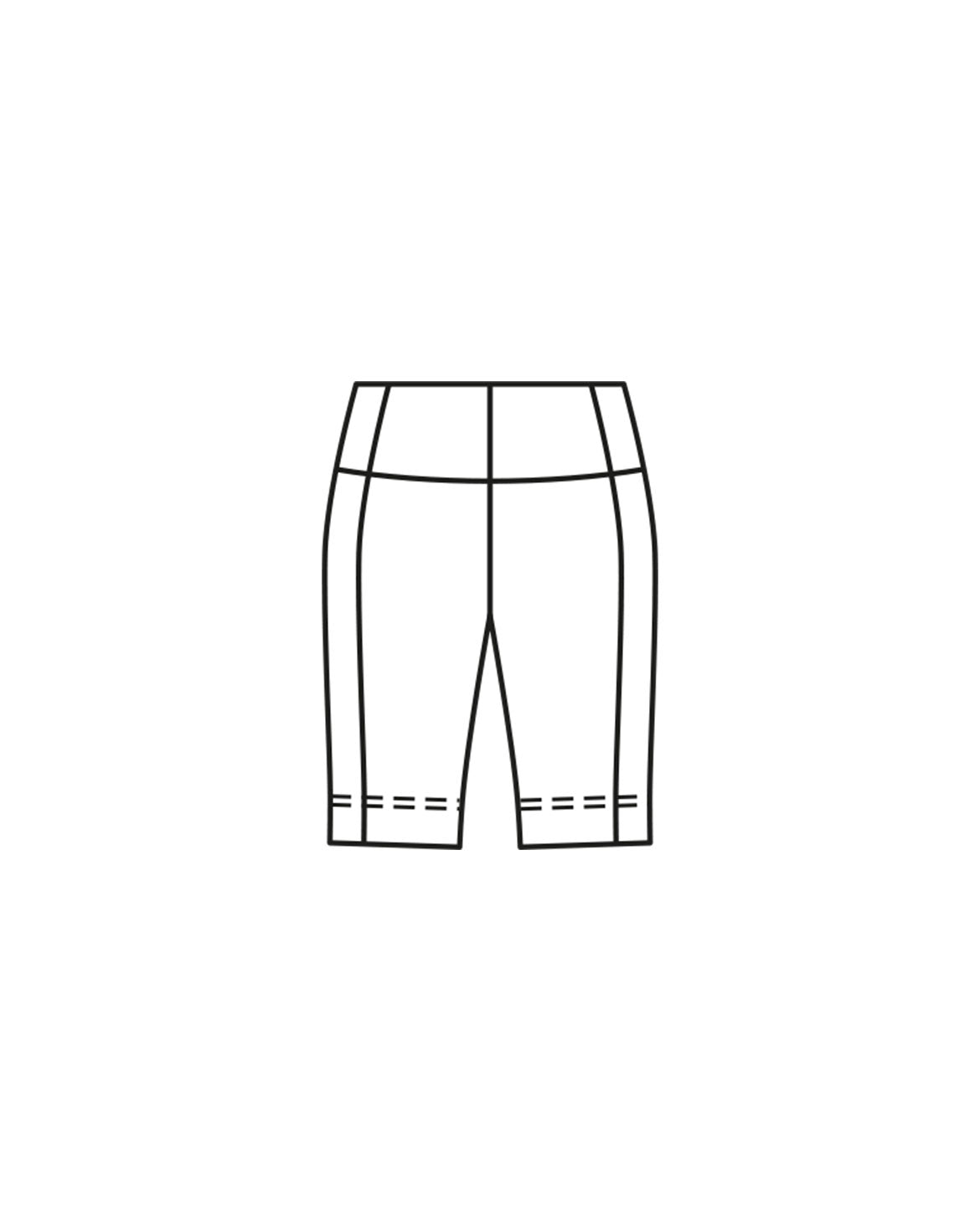 PDF-symönster - Burda 07/2023 #114 - Sportkläder Shorts - Dam | Bild 5