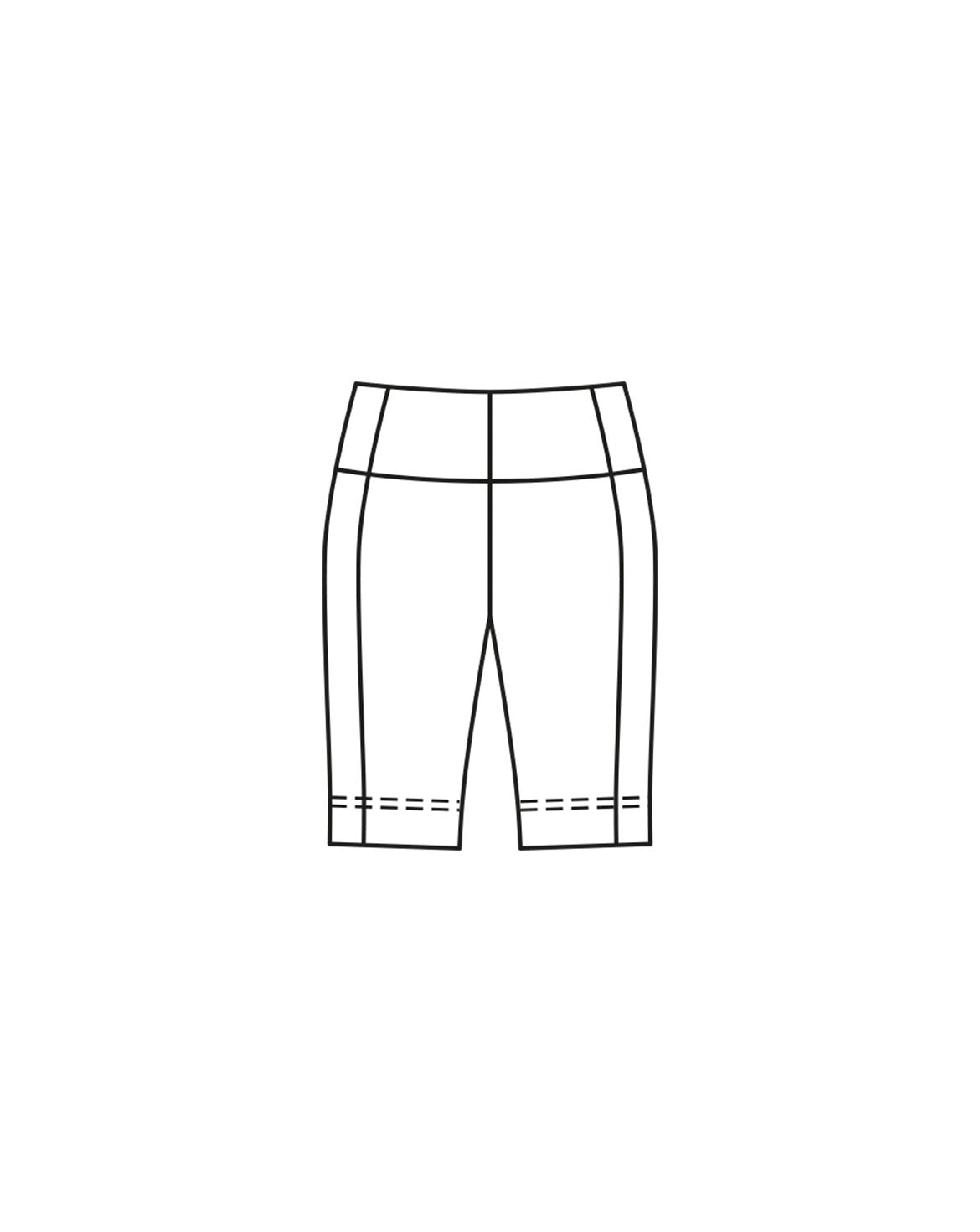 PDF-symönster - Burda 07/2023 #114 - Sportkläder Shorts - Dam | Bild 4