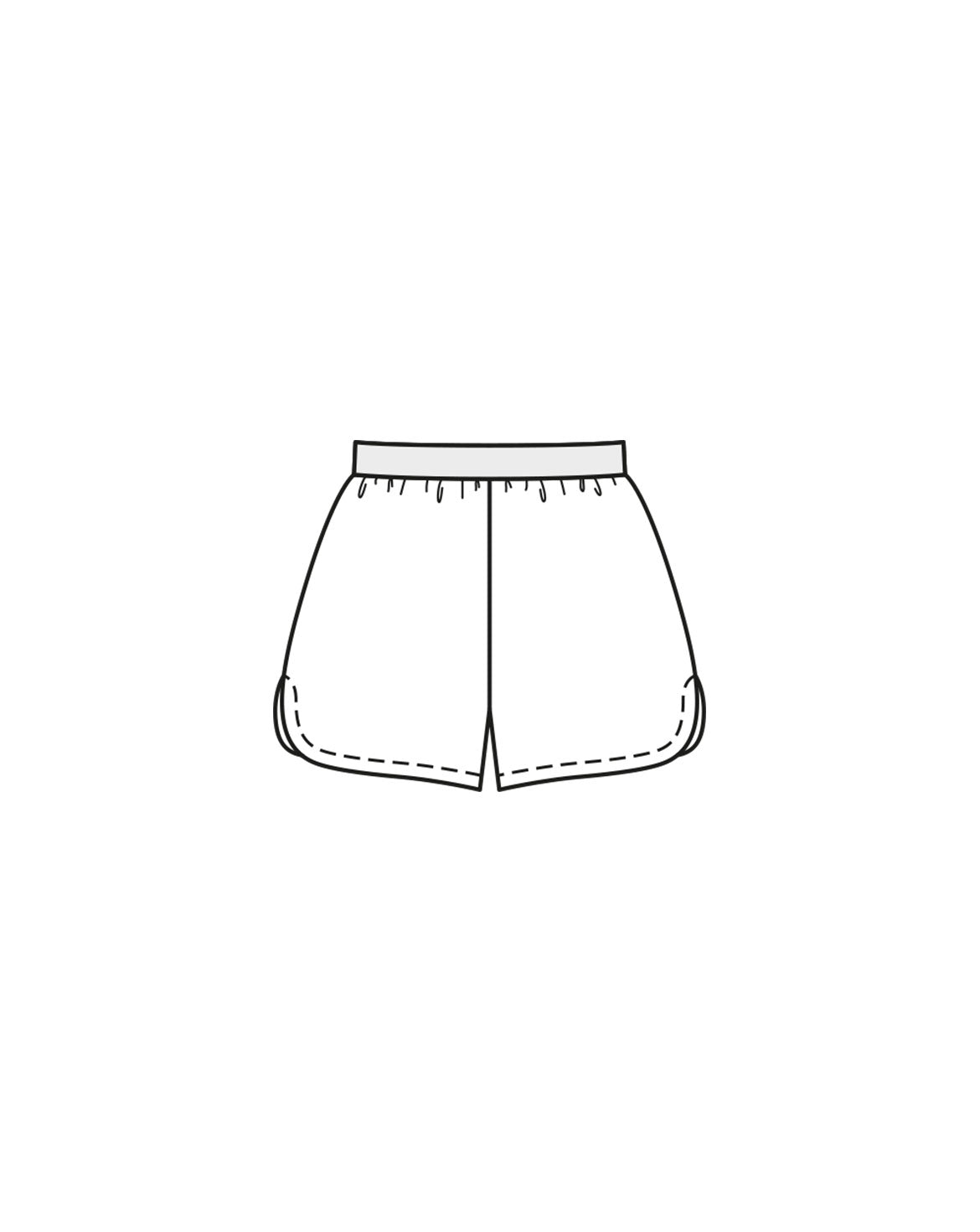PDF-symönster - Burda 07/2023 #128 - Shorts Sportkläder - Dam | Bild 4