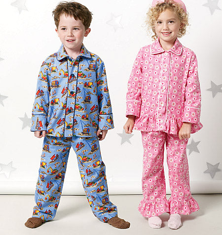 Symönster McCall´s 6458 - Pyjamas - Flicka Pojke | Bild 1