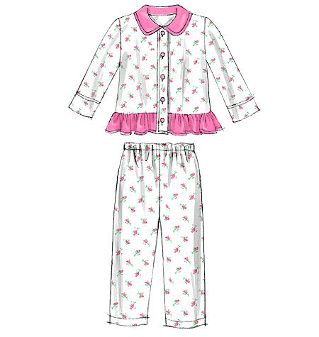 Symönster McCall´s 6458 - Pyjamas - Flicka Pojke | Bild 4