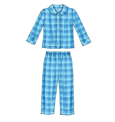 Symönster McCall´s 6458 - Pyjamas - Flicka Pojke | Bild 5
