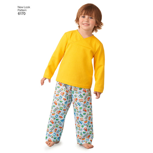 Symönster New Look 6170 - Top Byxa Pyjamas - Baby | Bild 2