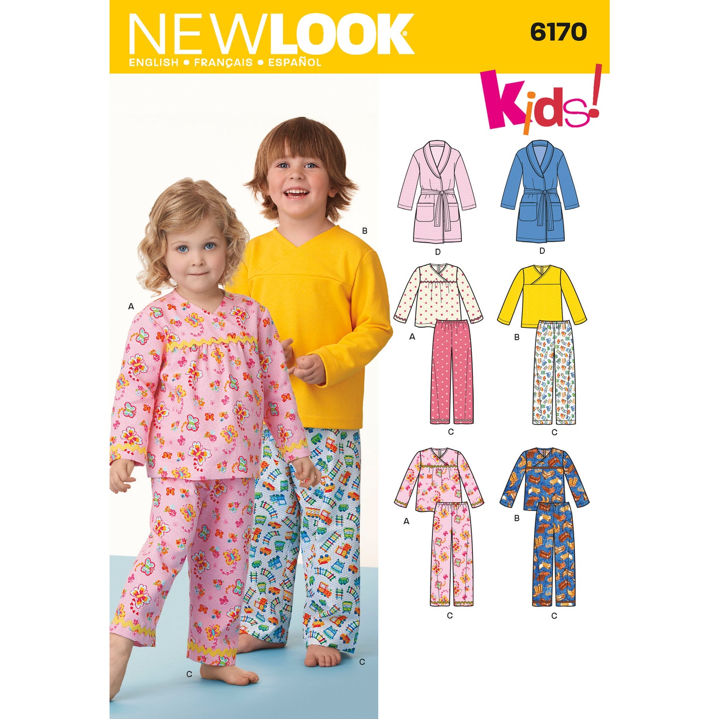 Symönster New Look 6170 - Top Byxa Pyjamas - Baby | Bild 5