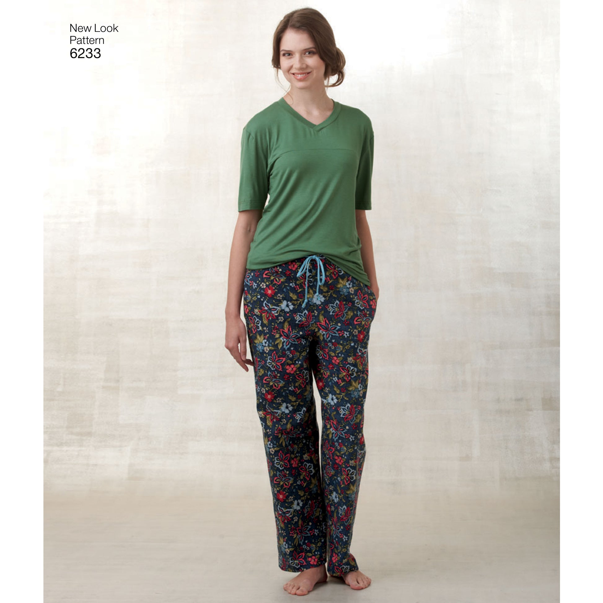 Symönster New Look 6233 - Top Byxa Pyjamas - Dam Herr | Bild 2